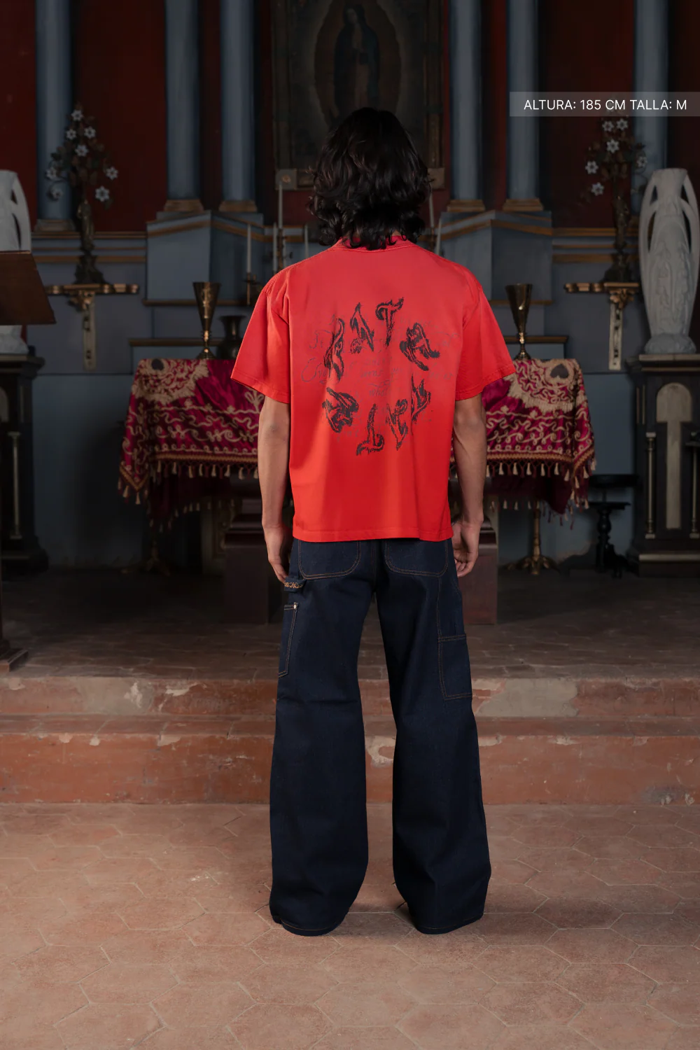 Fate Goth Tee Faded Red v2 - Image 5