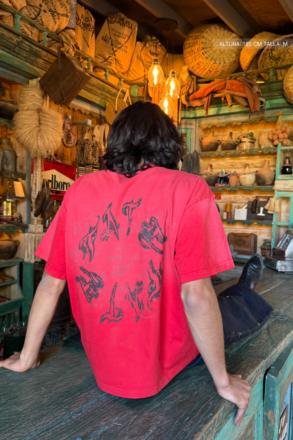 Fate Goth Tee Faded Red v2 - Image 6