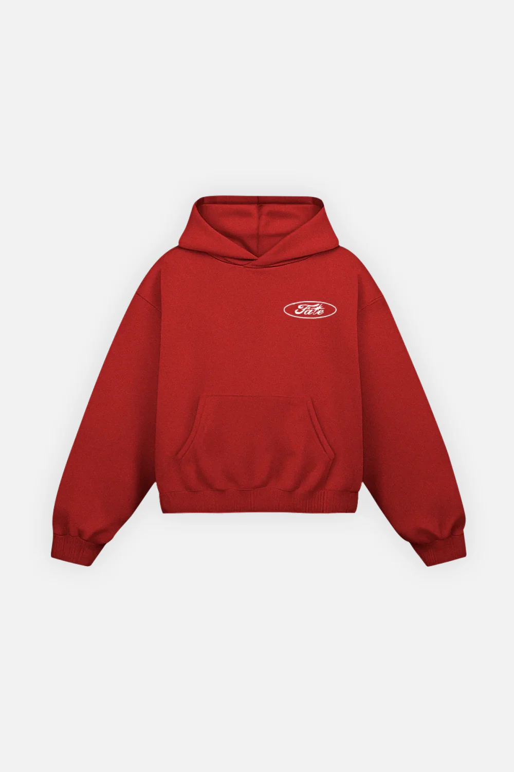 Fate Oval Hoodie Cherry Red - Image 3