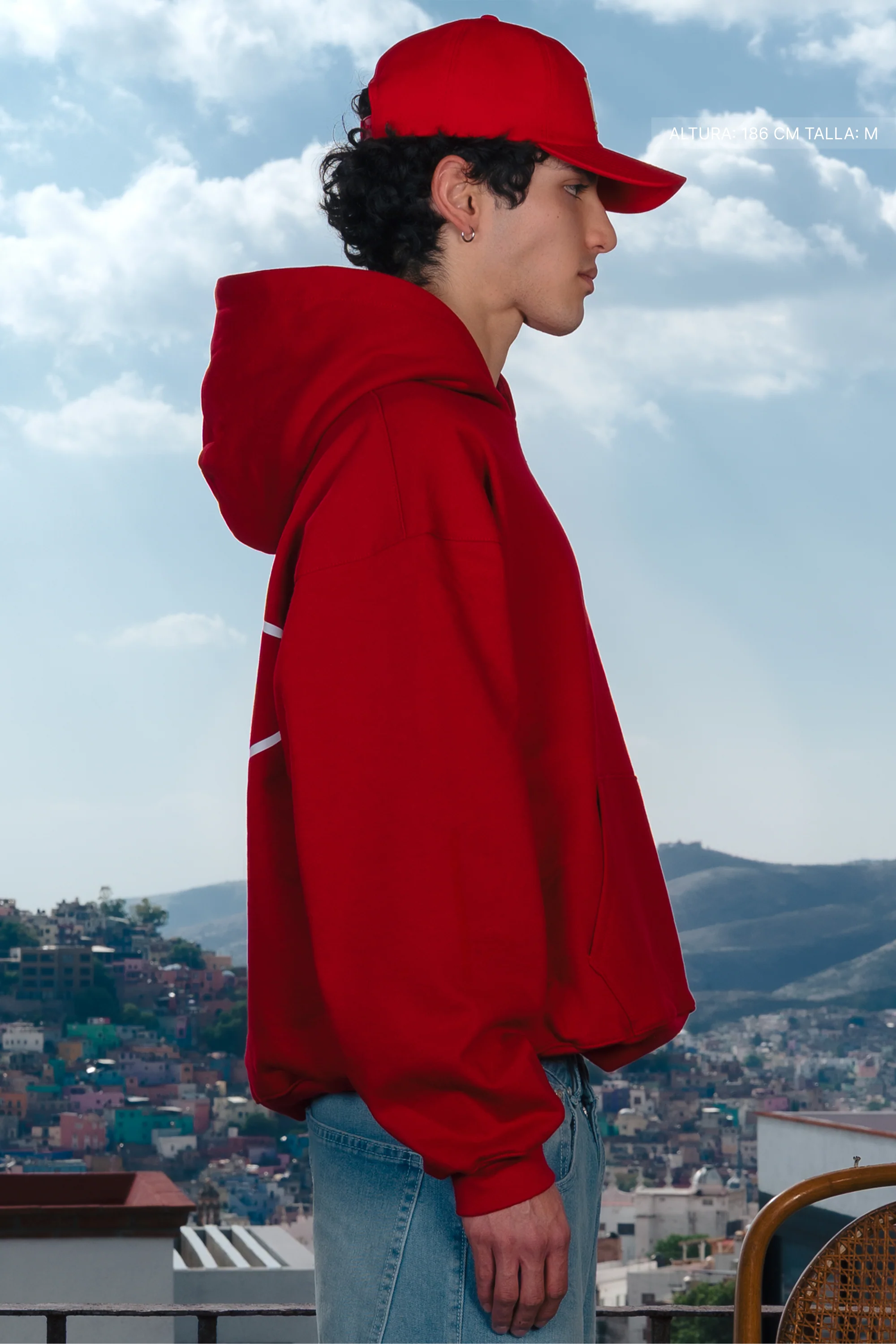 Fate Oval Hoodie Cherry Red - Image 8