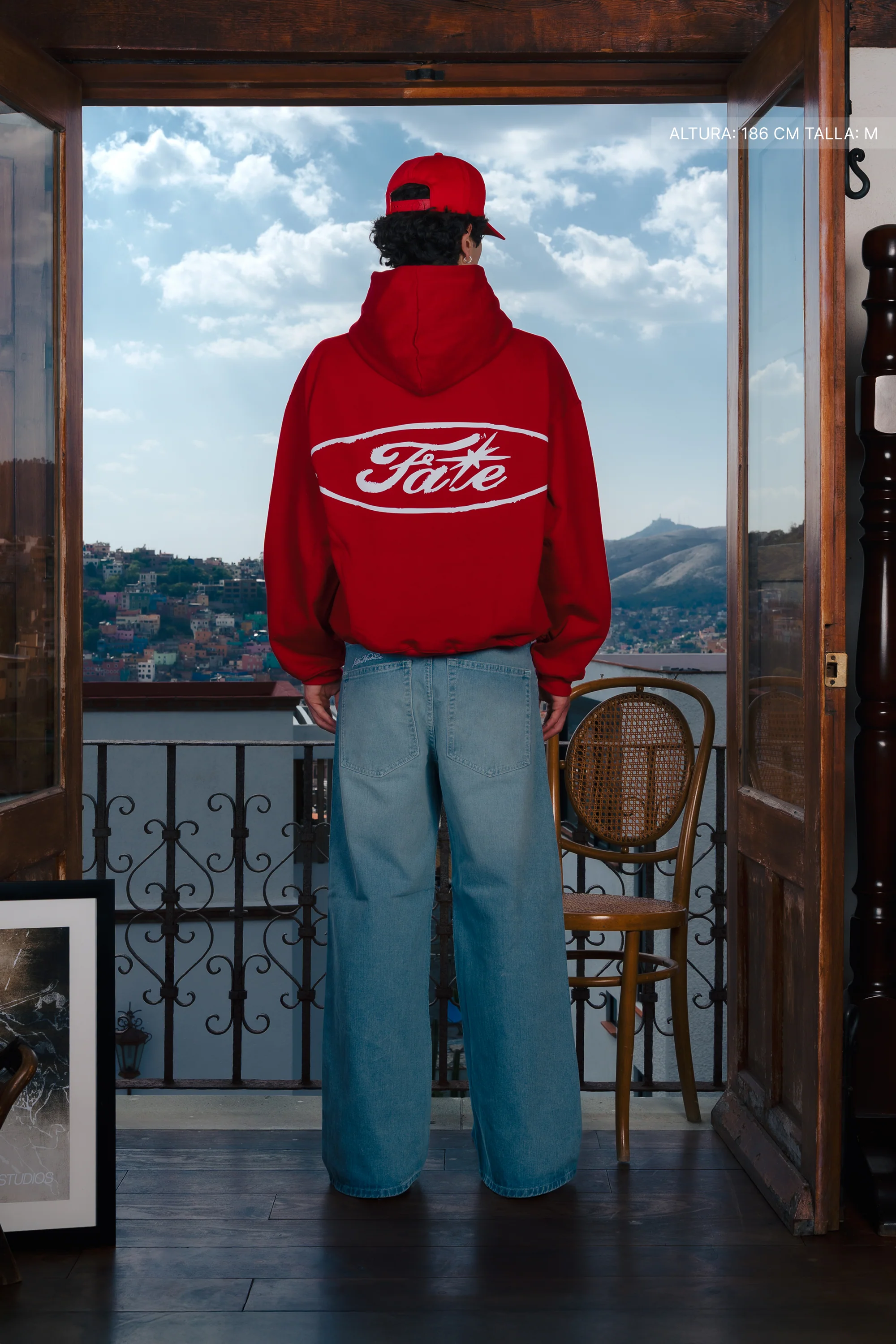 Fate Oval Hoodie Cherry Red - Image 9