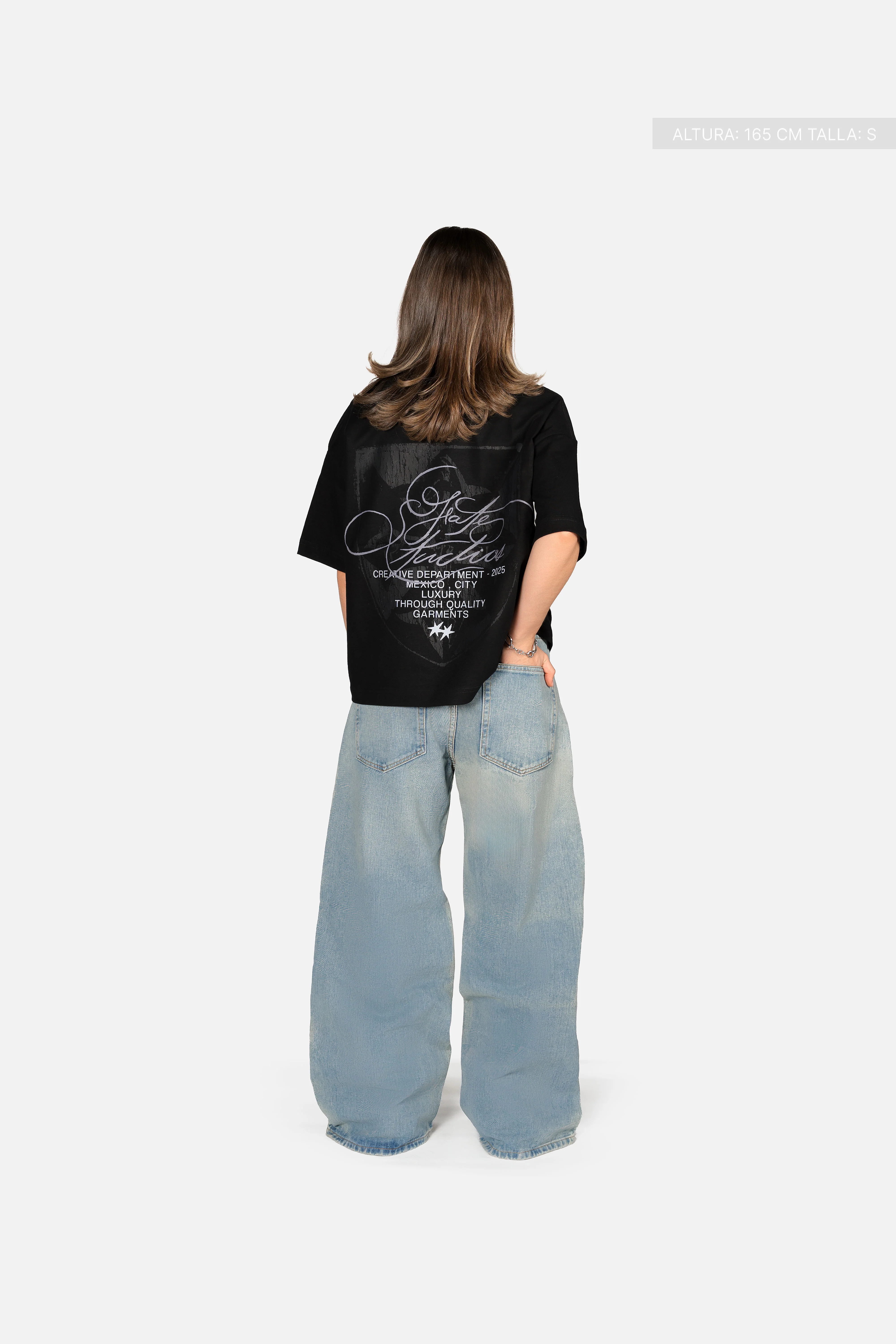 Fate Studios Emblem Tee Black & Black - Image 4
