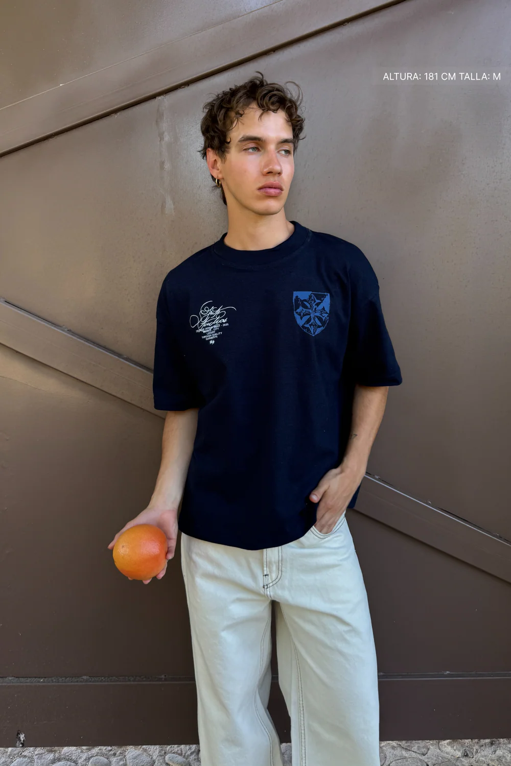 Fate Studios Emblem Tee Navy Blue - Image 2