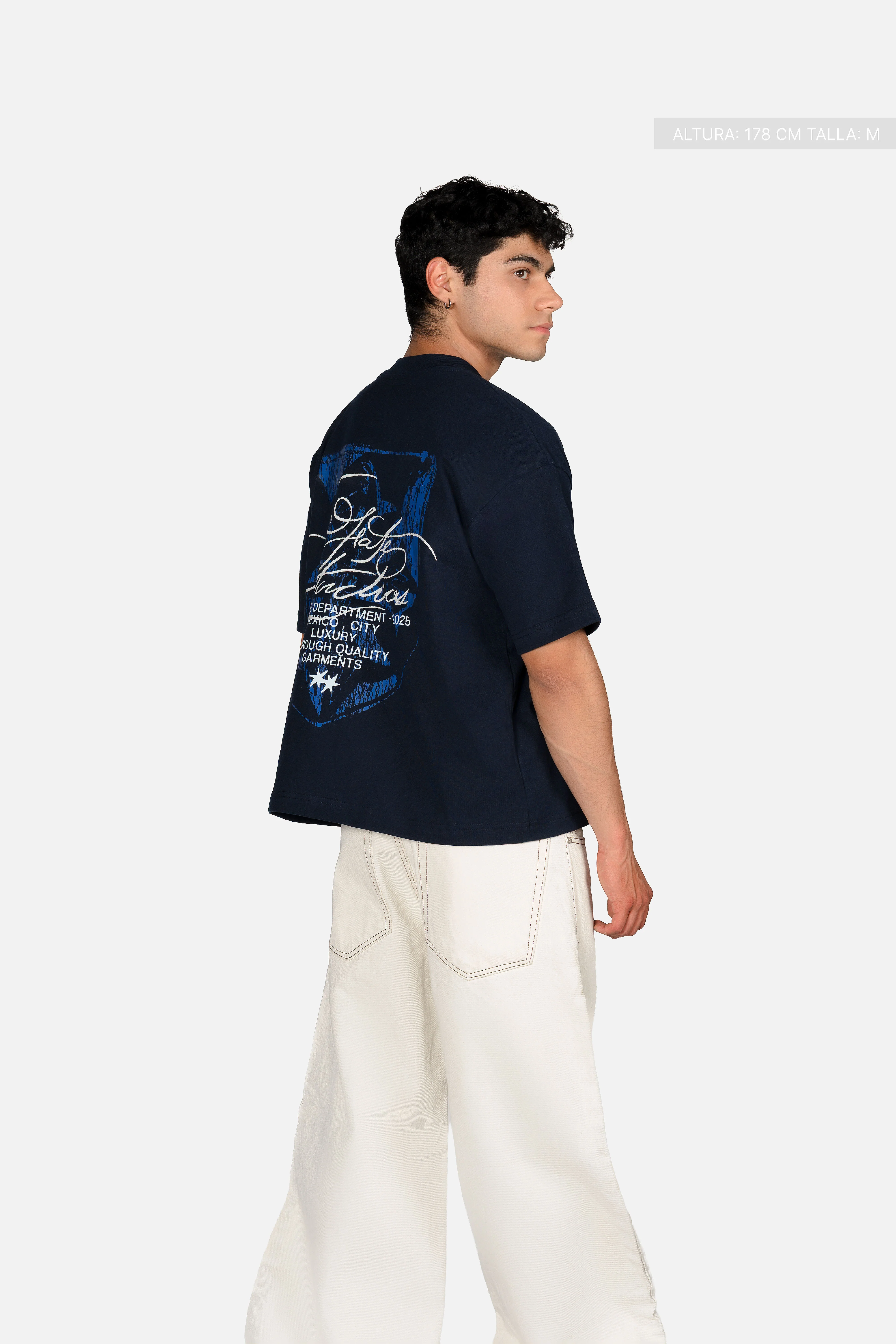 Fate Studios Emblem Tee Navy Blue - Image 6