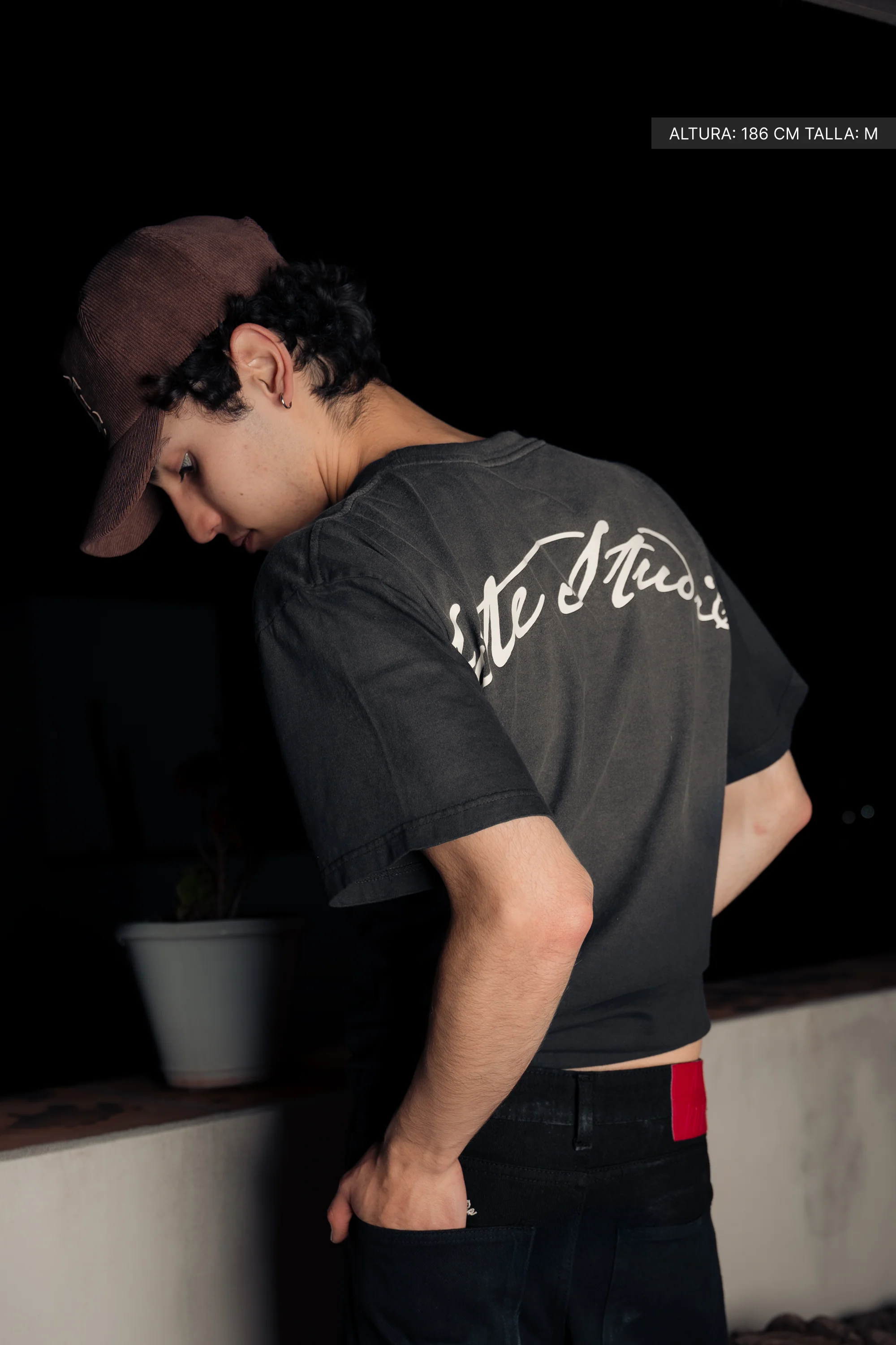 Fate Studios Tee Faded Black - Image 4