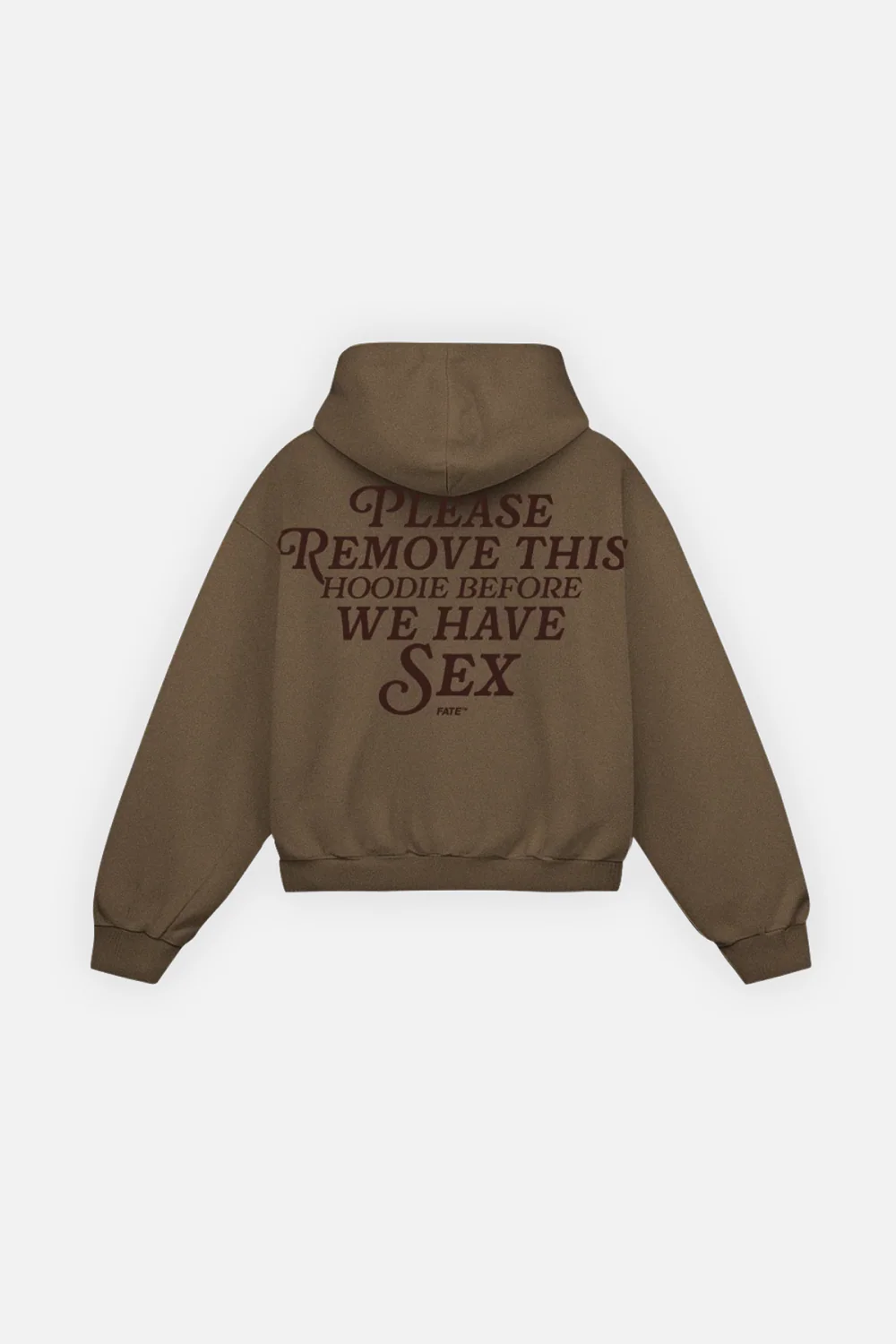 Please Remove This Hoodie Mocha Brown