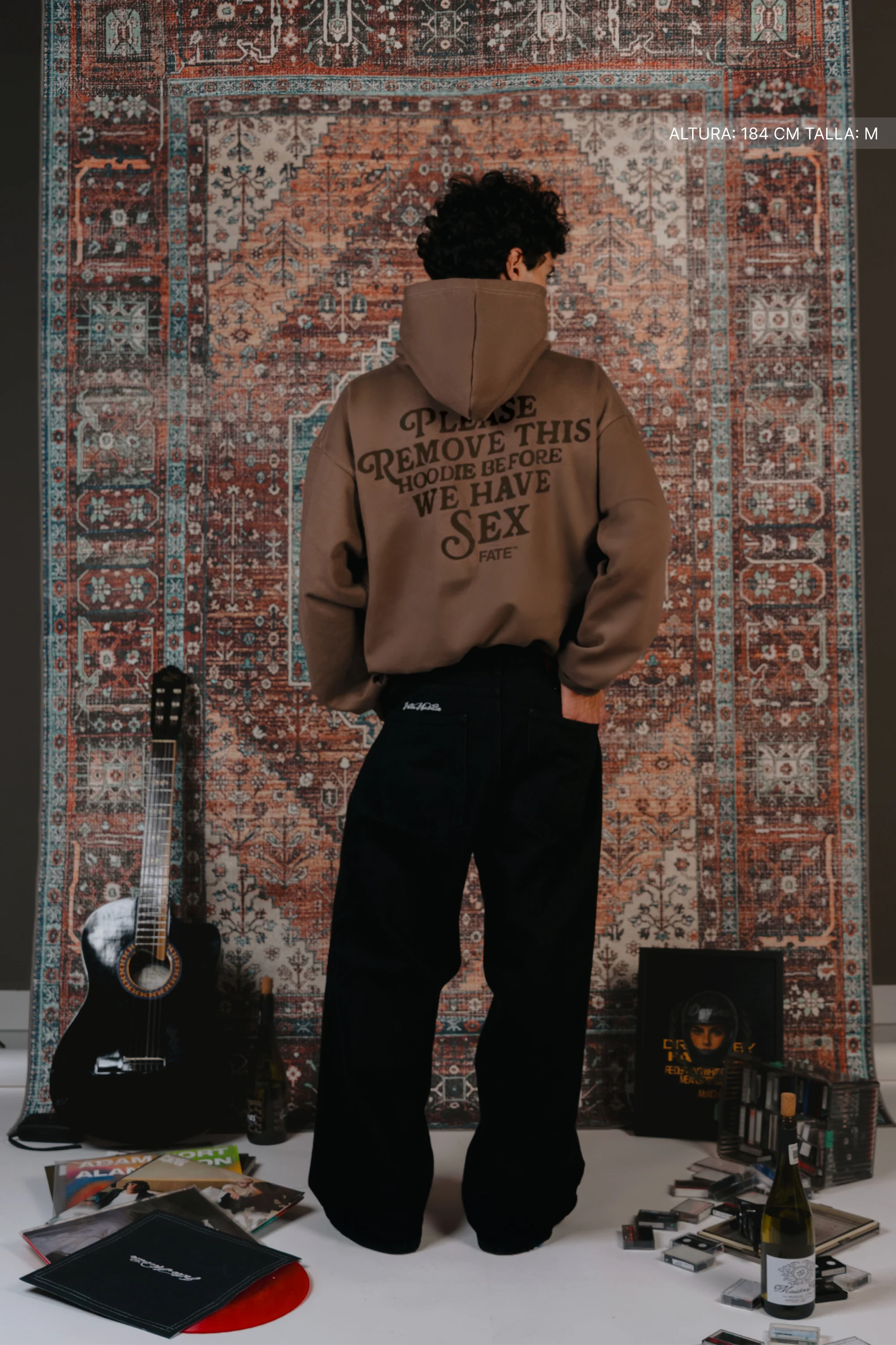 Please Remove This Hoodie Mocha Brown - Image 2