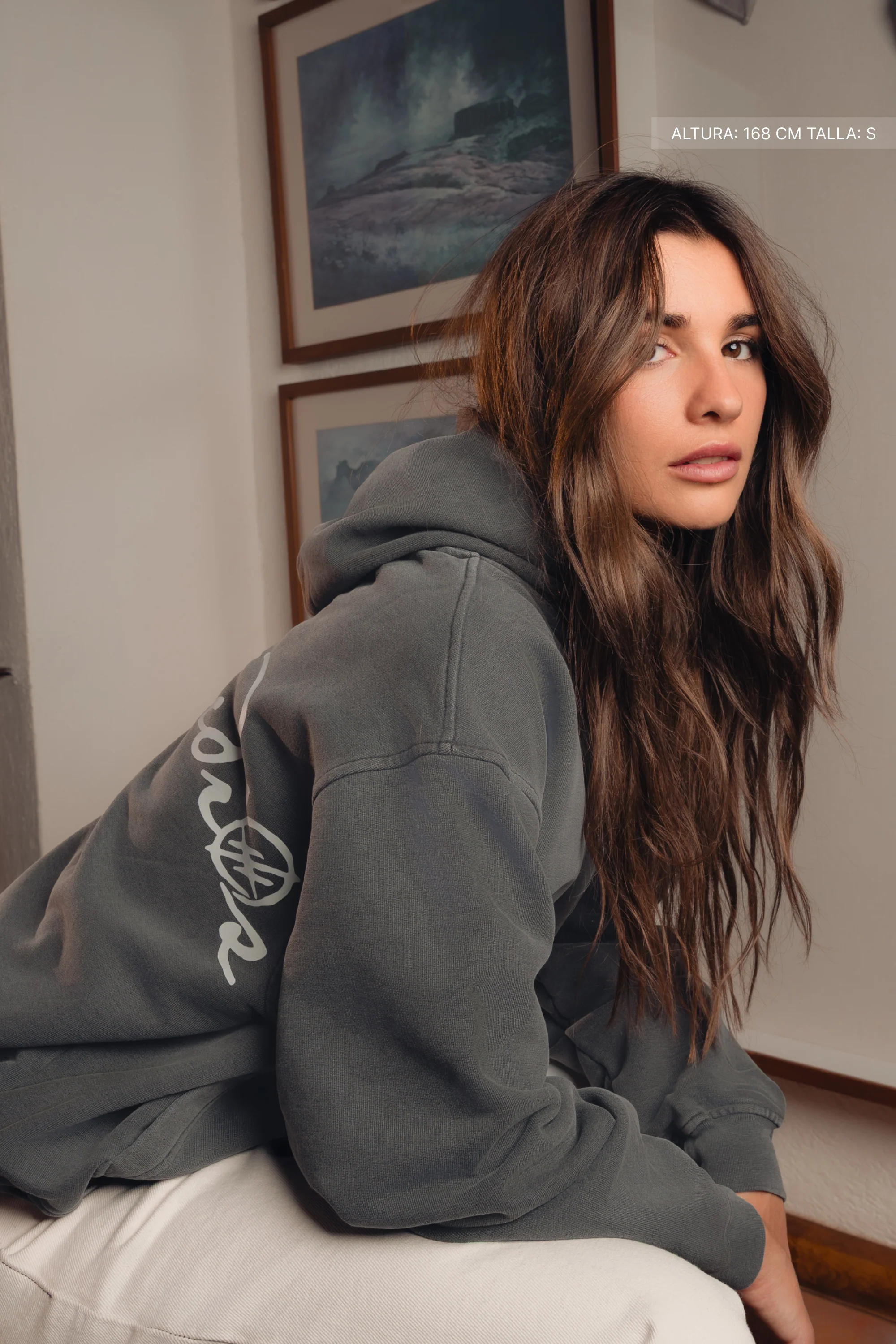 Fate Studios Hoodie Washed Grey - Image 4