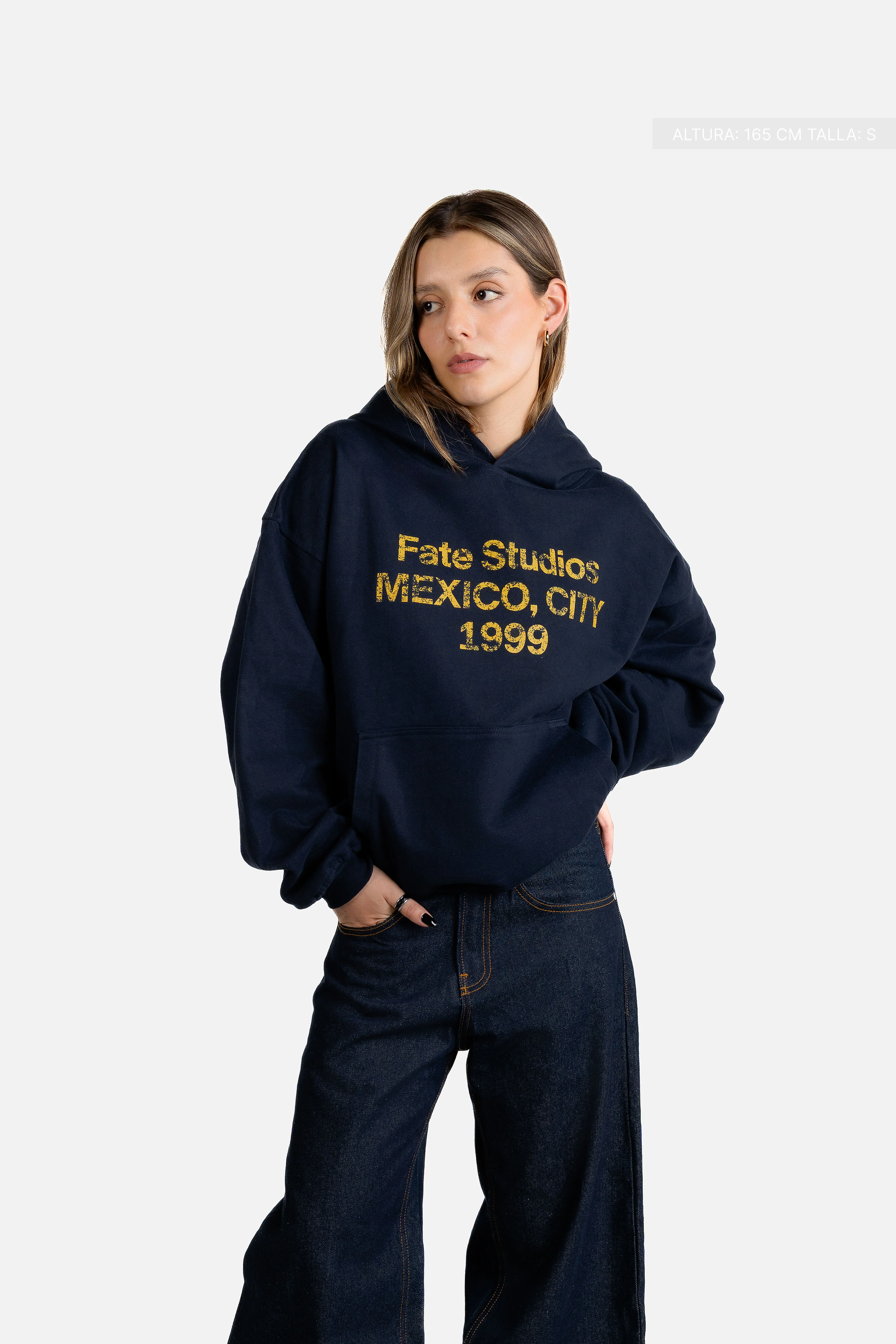 Fate Studios Mexico City 1999 Hoodie Midnight Blue - Image 6
