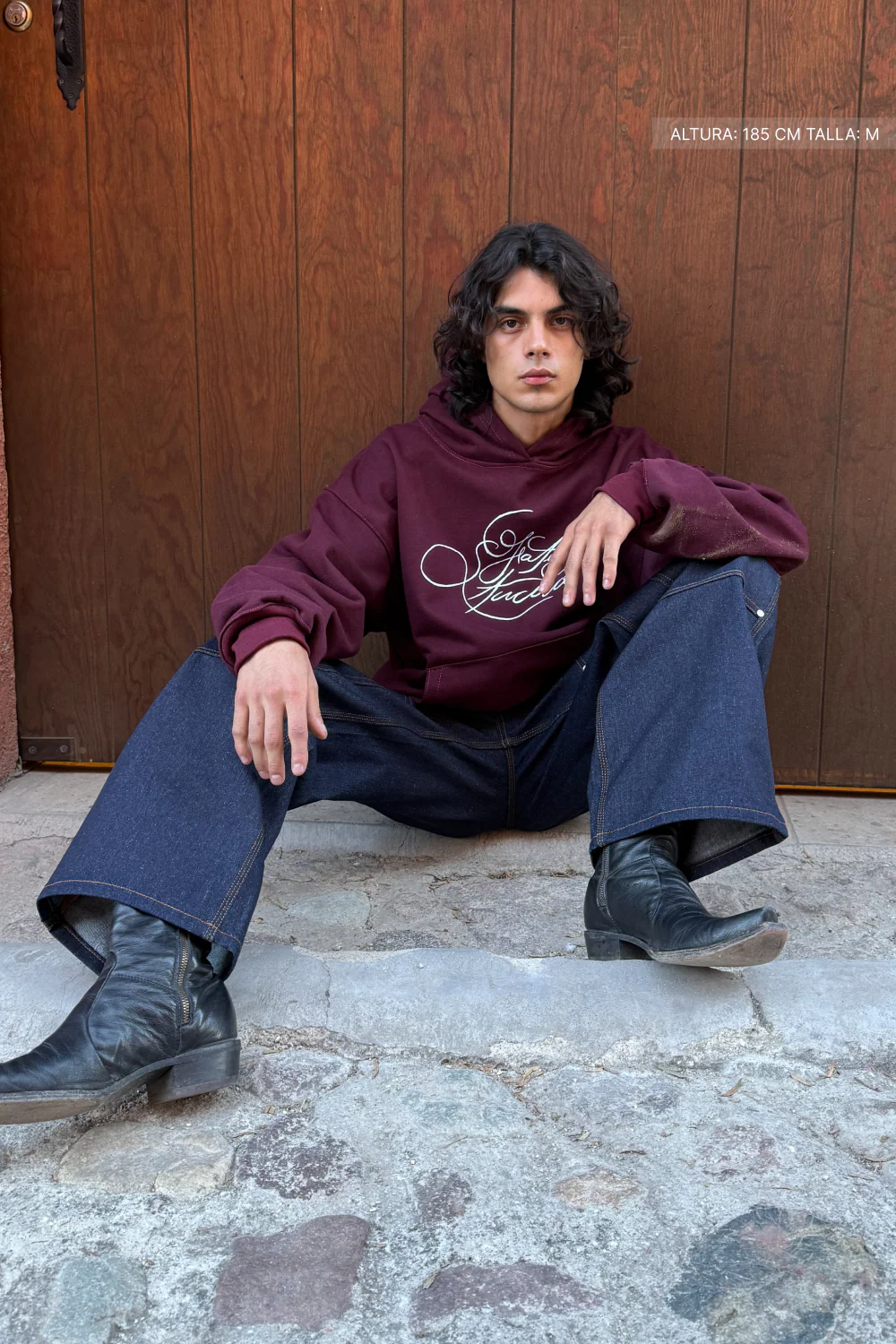 Fate Studios Emblem Hoodie Burgundy - Image 2