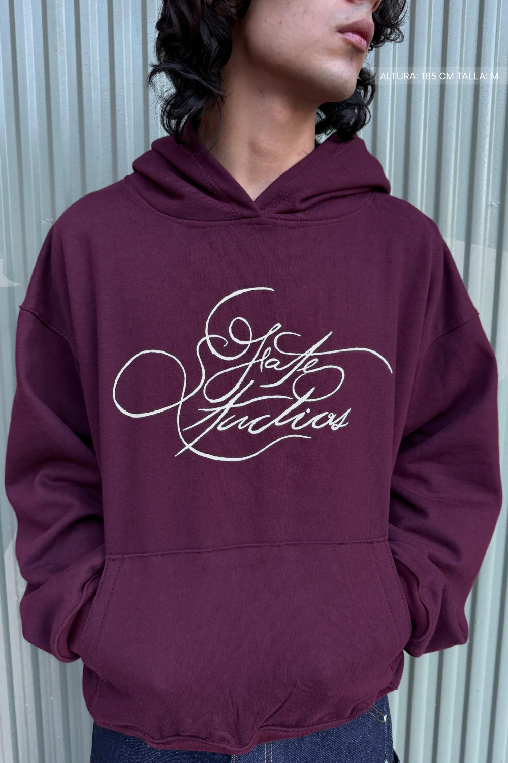 Fate Studios Emblem Hoodie Burgundy - Image 6