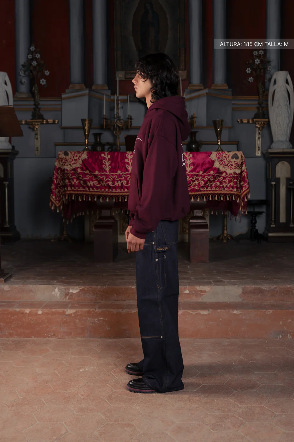 Fate Studios Emblem Hoodie Burgundy - Image 7