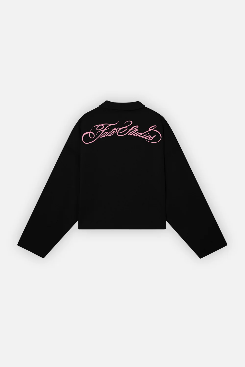 Fate Studios Script Longsleeve Polo Black - Image 3