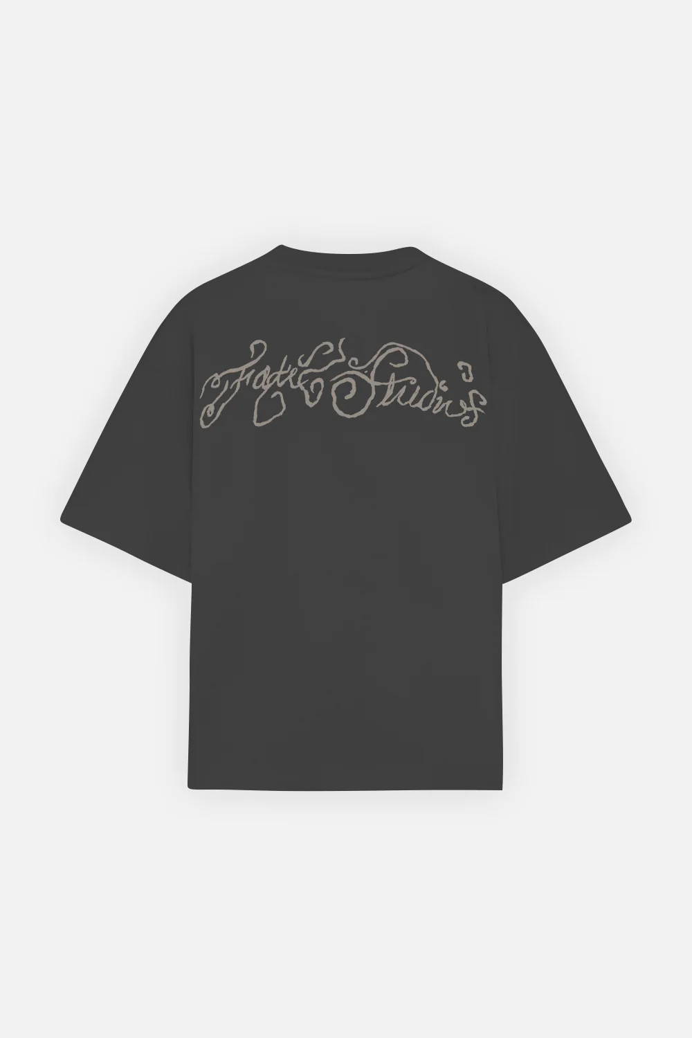 Fate Studios Script Tee Oxford Grey