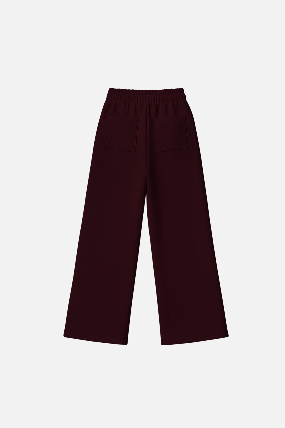Fate Studios Script Wide Pants Burgundy - Image 3