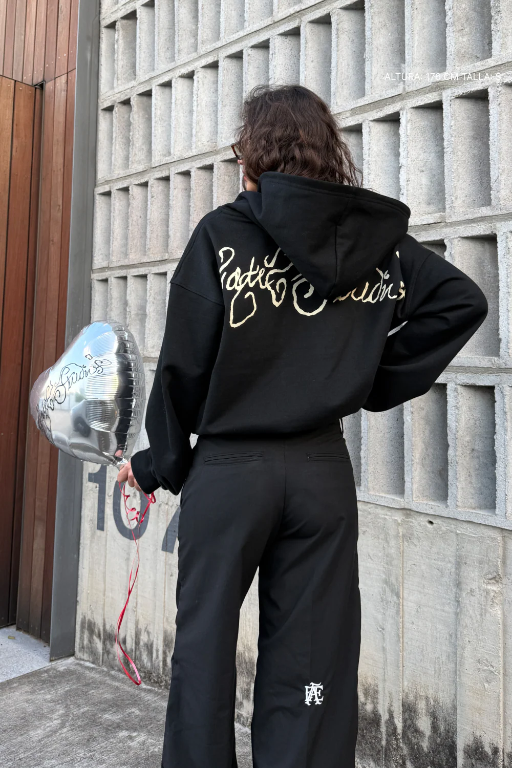 Fate Studios Script Zip Hoodie Vantablack - Image 2