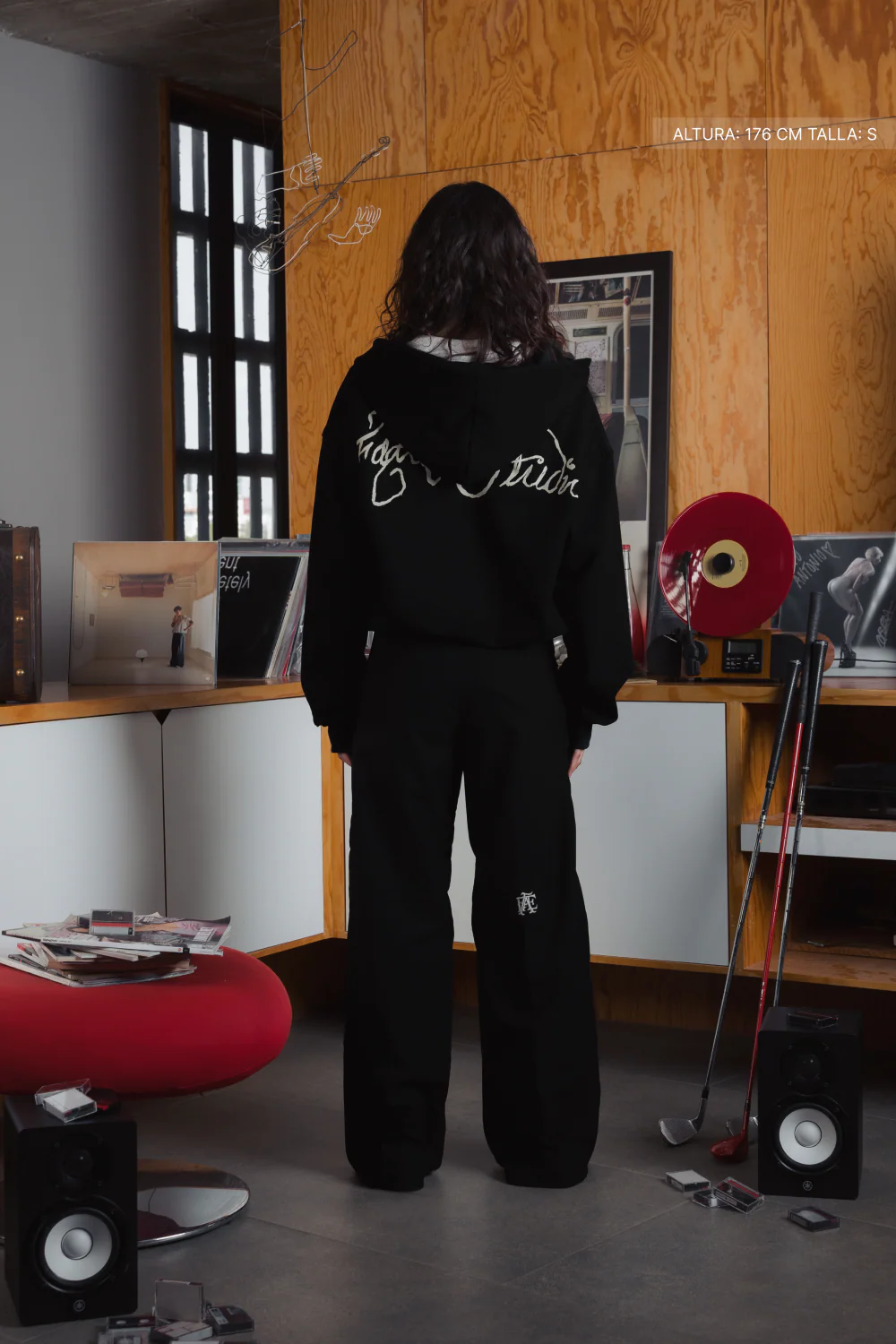 Fate Studios Script Zip Hoodie Vantablack - Image 5