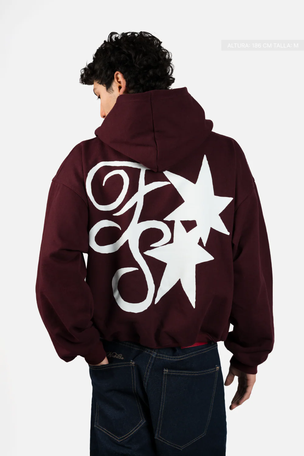 FS Sparks Hoodie Burgundy - Image 6
