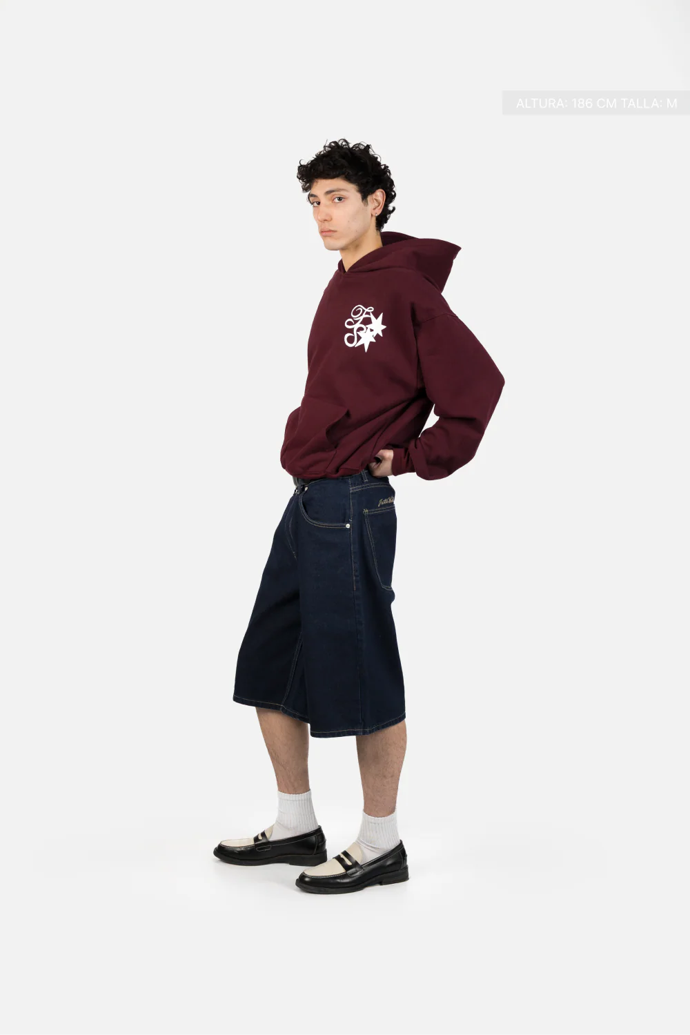 FS Sparks Hoodie Burgundy - Image 7