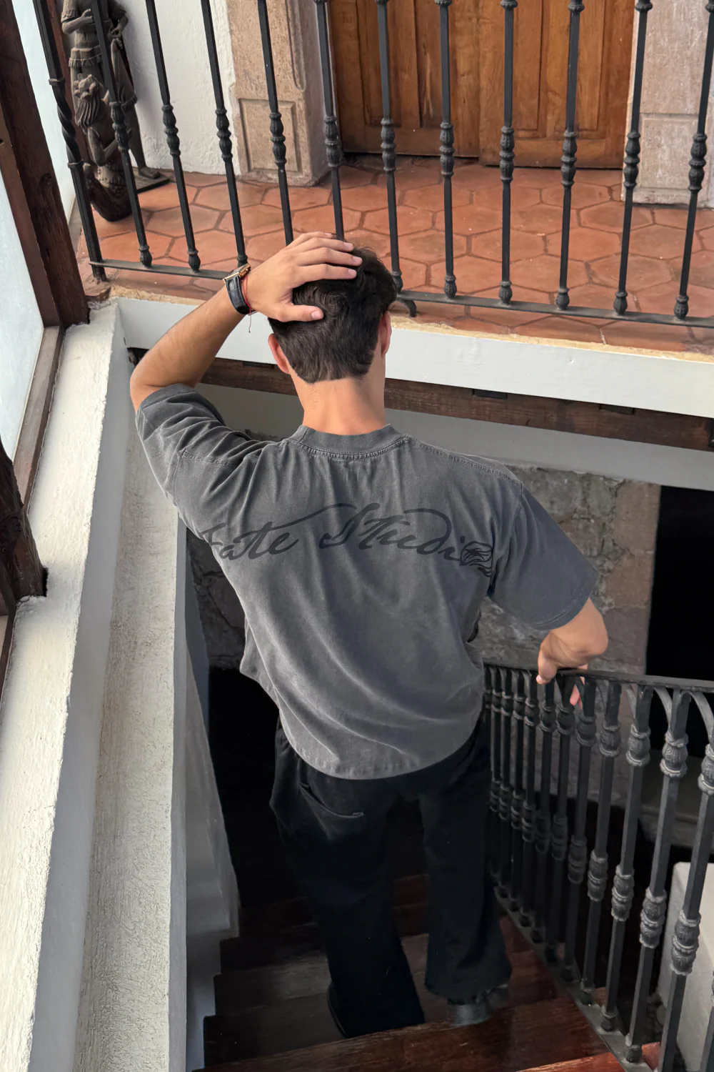 Fate Studios Tee Washed Grey - Image 2