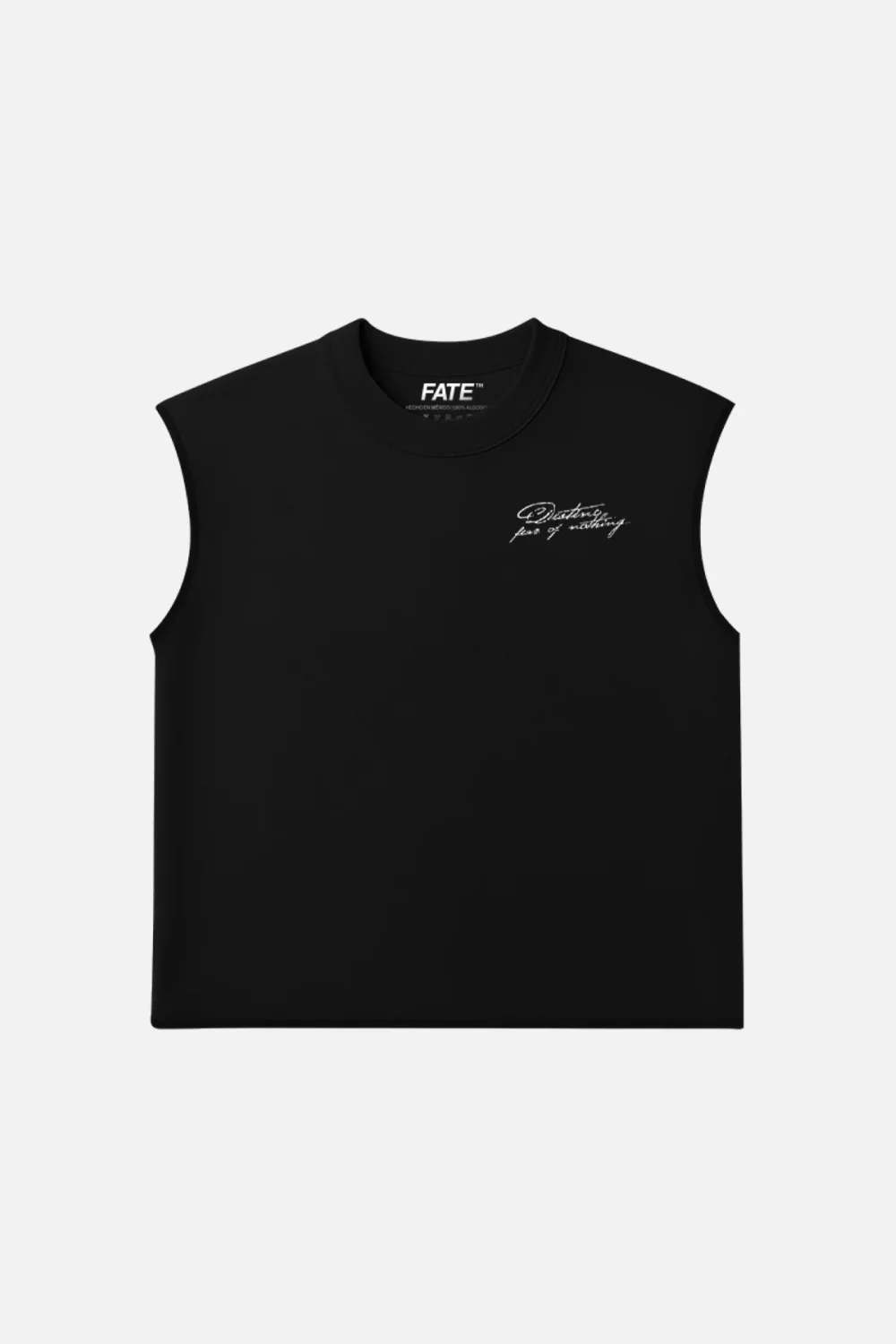 Fear of Nothing Tank Top Black - Image 3
