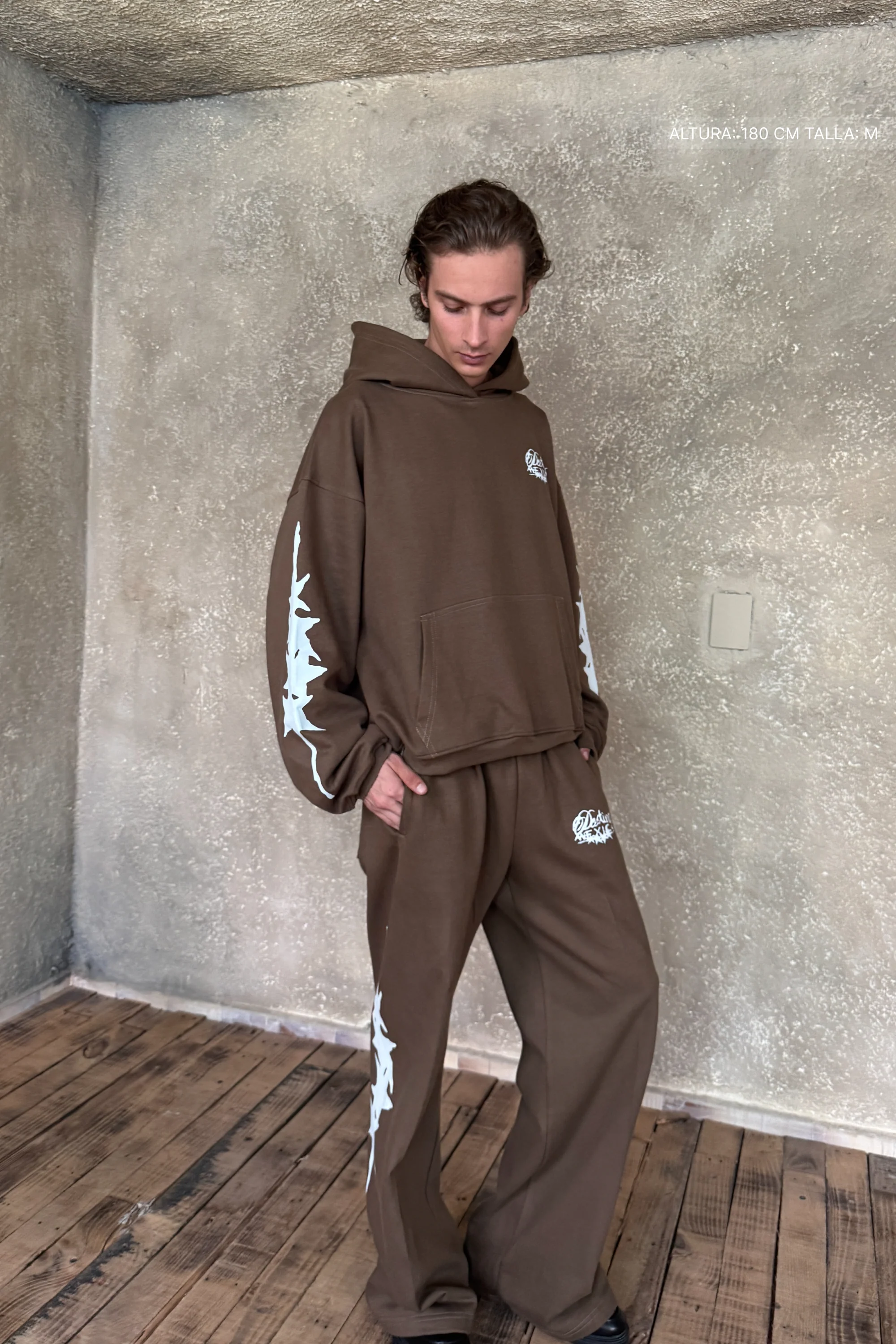 Four Sparks Hoodie Mocha Brown - Image 2