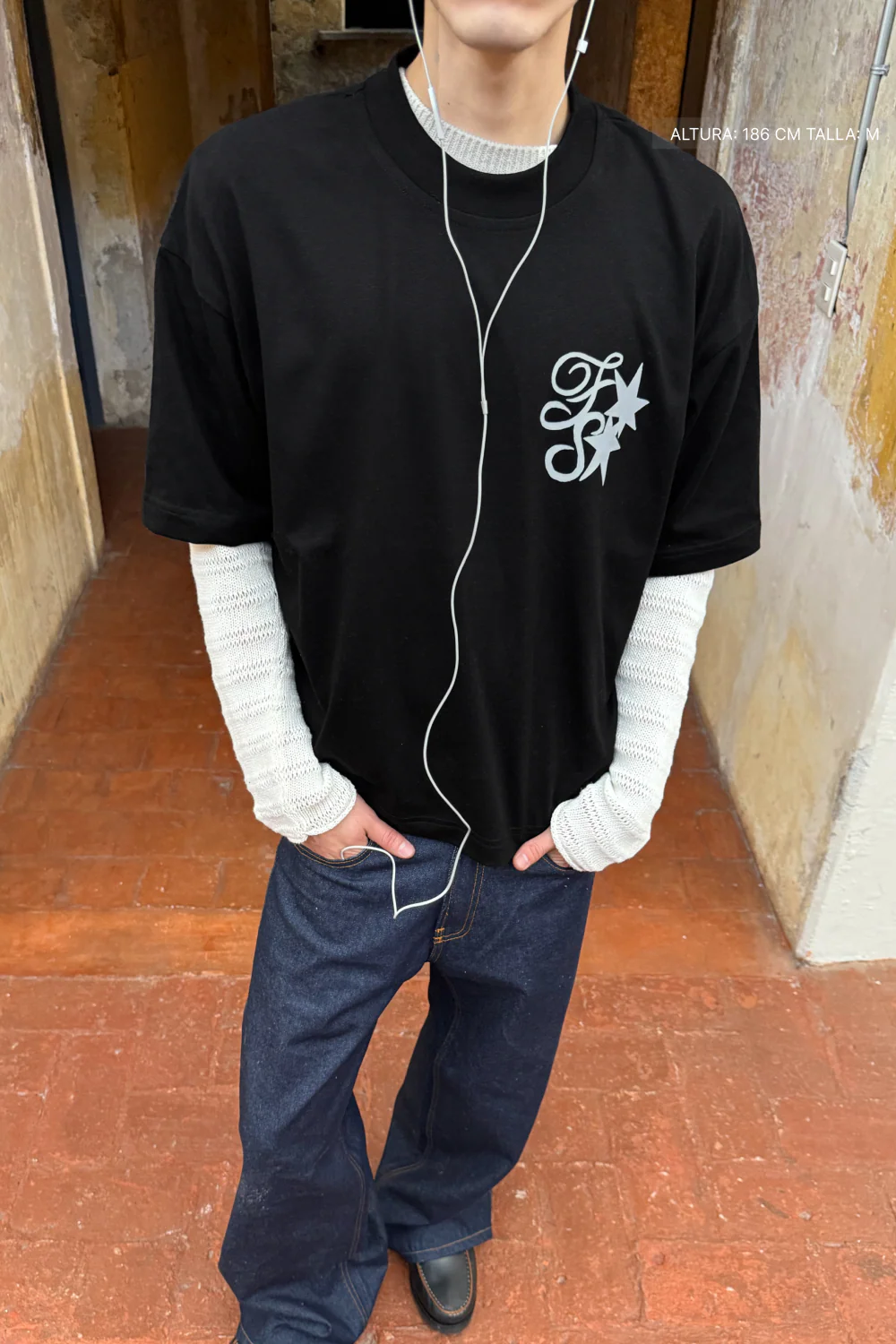 FS Sparks Tee Black - Image 2