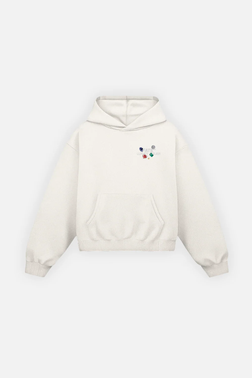 Gems Hoodie Ivory - Image 3