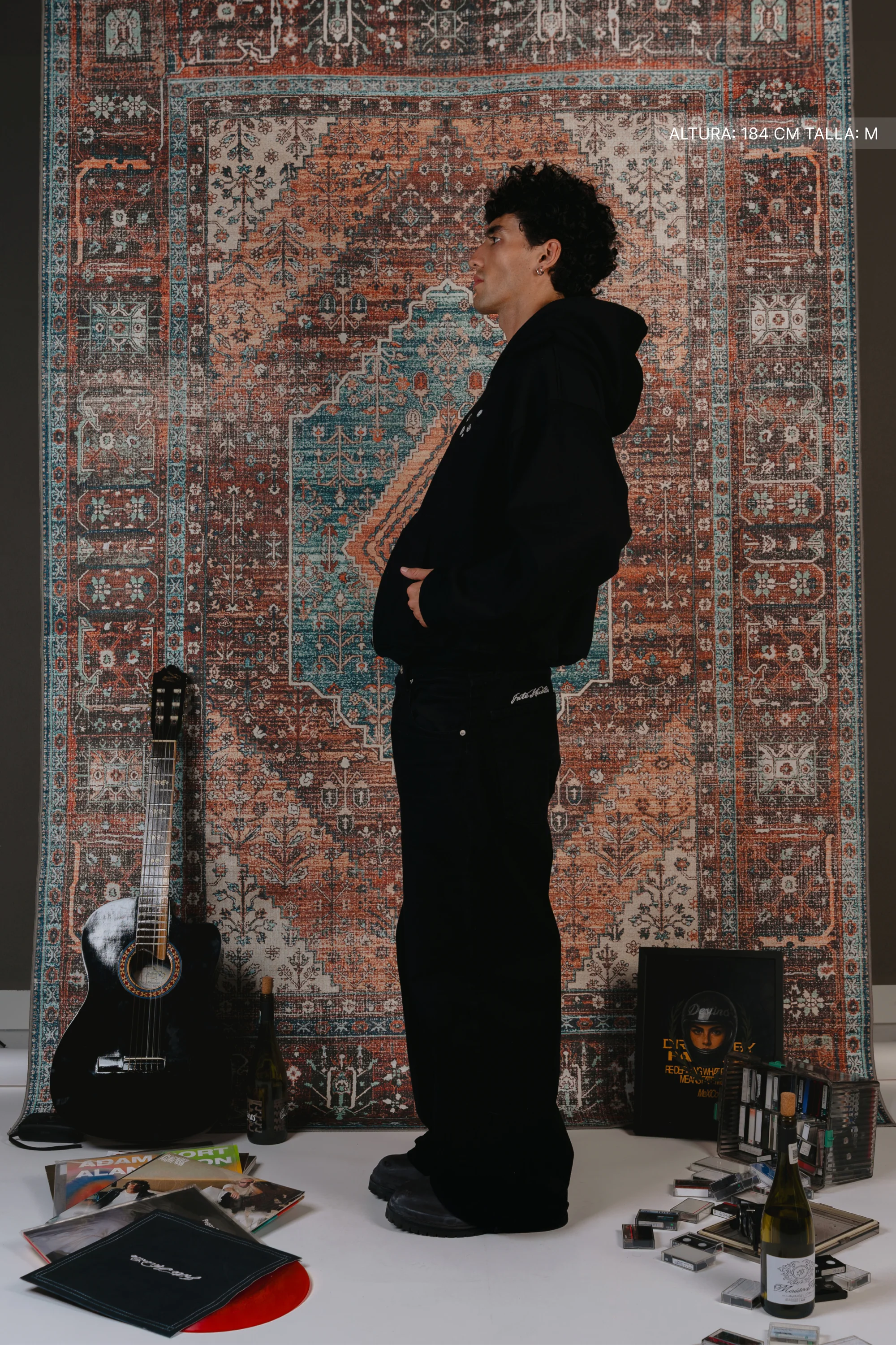 Dark Gems Zip Hoodie Vantablack - Image 5