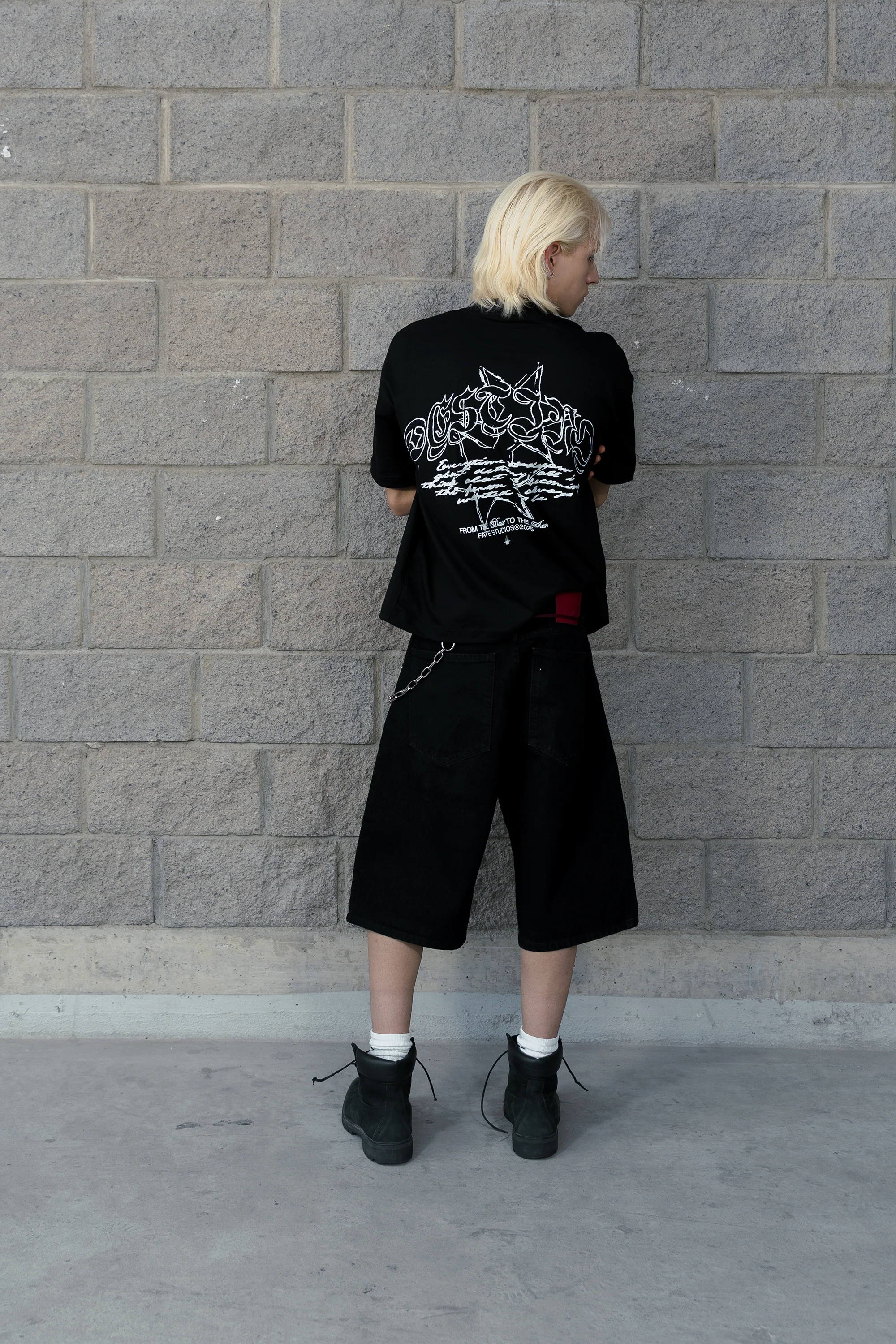 Gothic Sparks Tee Black - Image 2