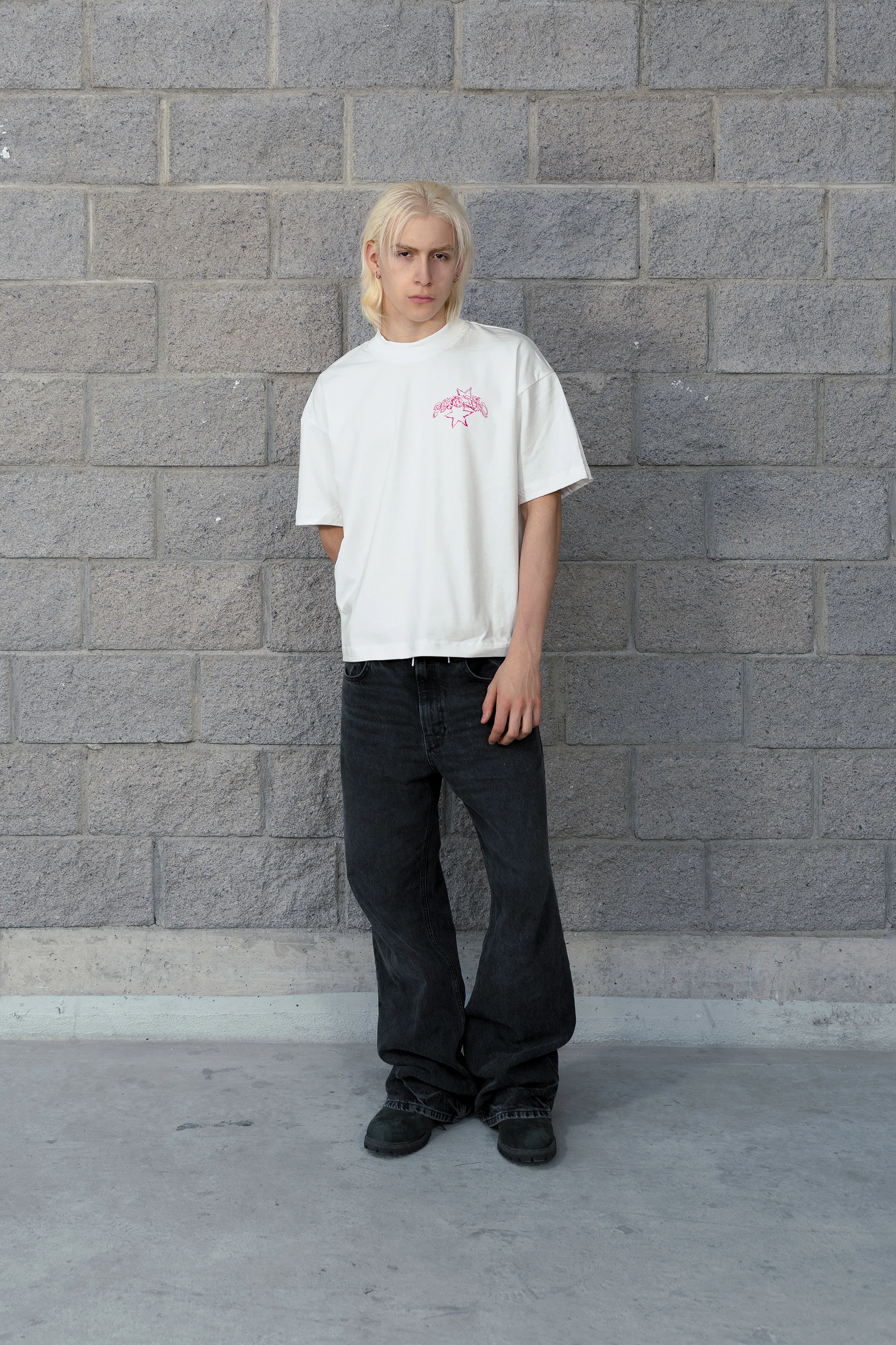 Gothic Sparks Tee Ivory - Image 4