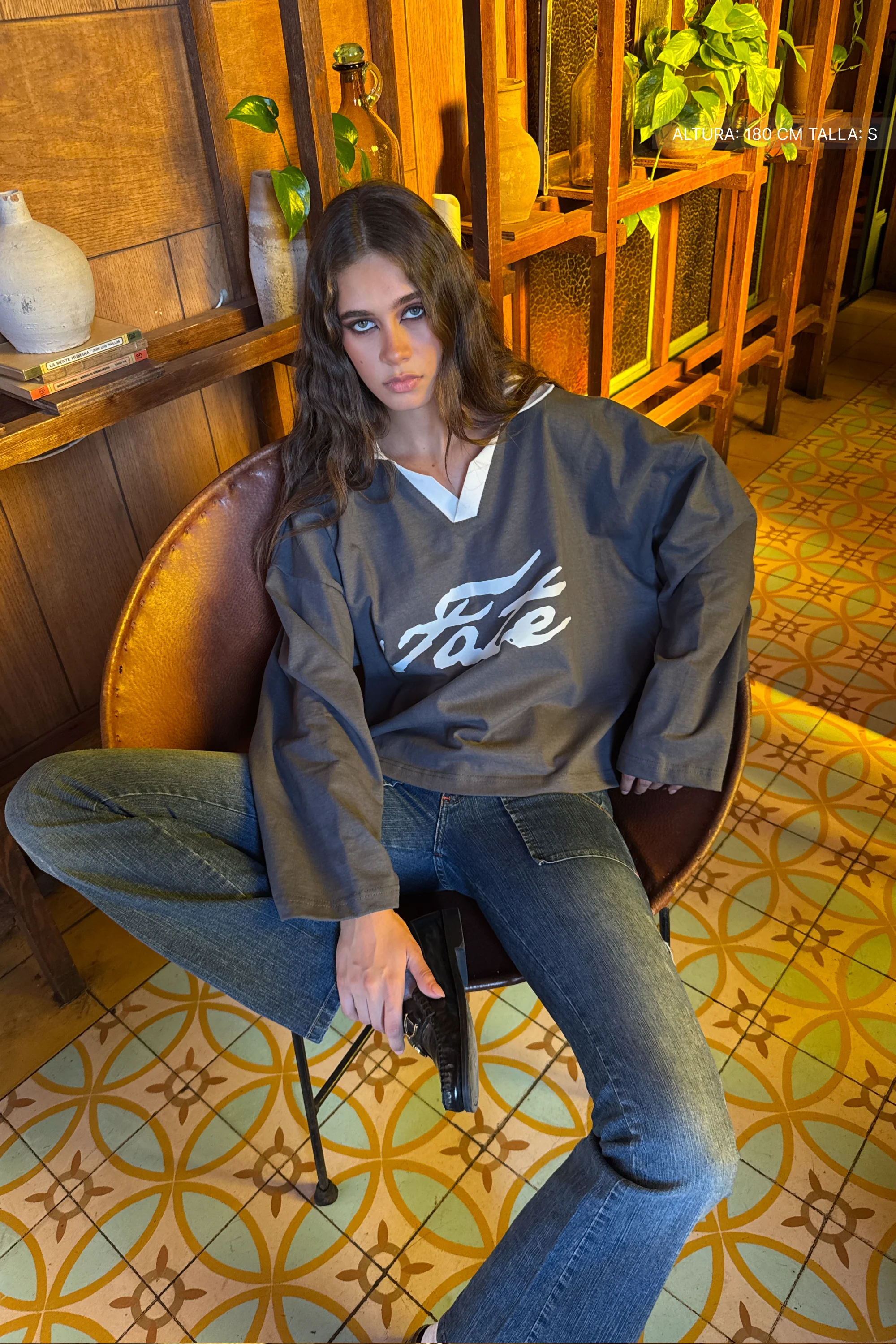 I Always Win Longsleeve Polo Oxford Grey - Image 2