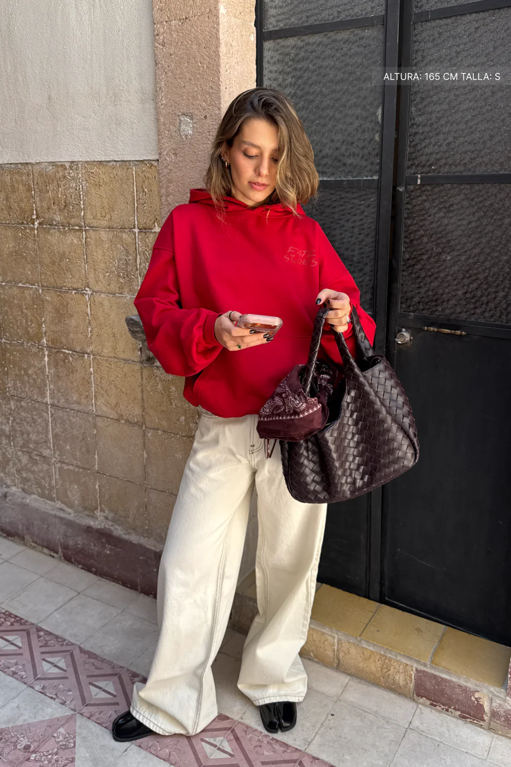 I Told Chat Hoodie Cherry Red - Image 2