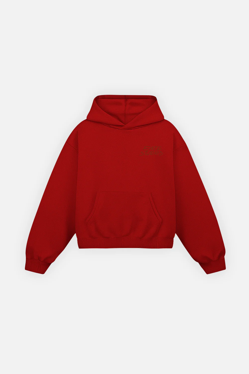 I Told Chat Hoodie Cherry Red - Image 3