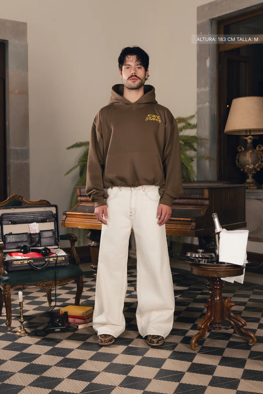 I Told Chat Hoodie Mocha Brown - Image 5