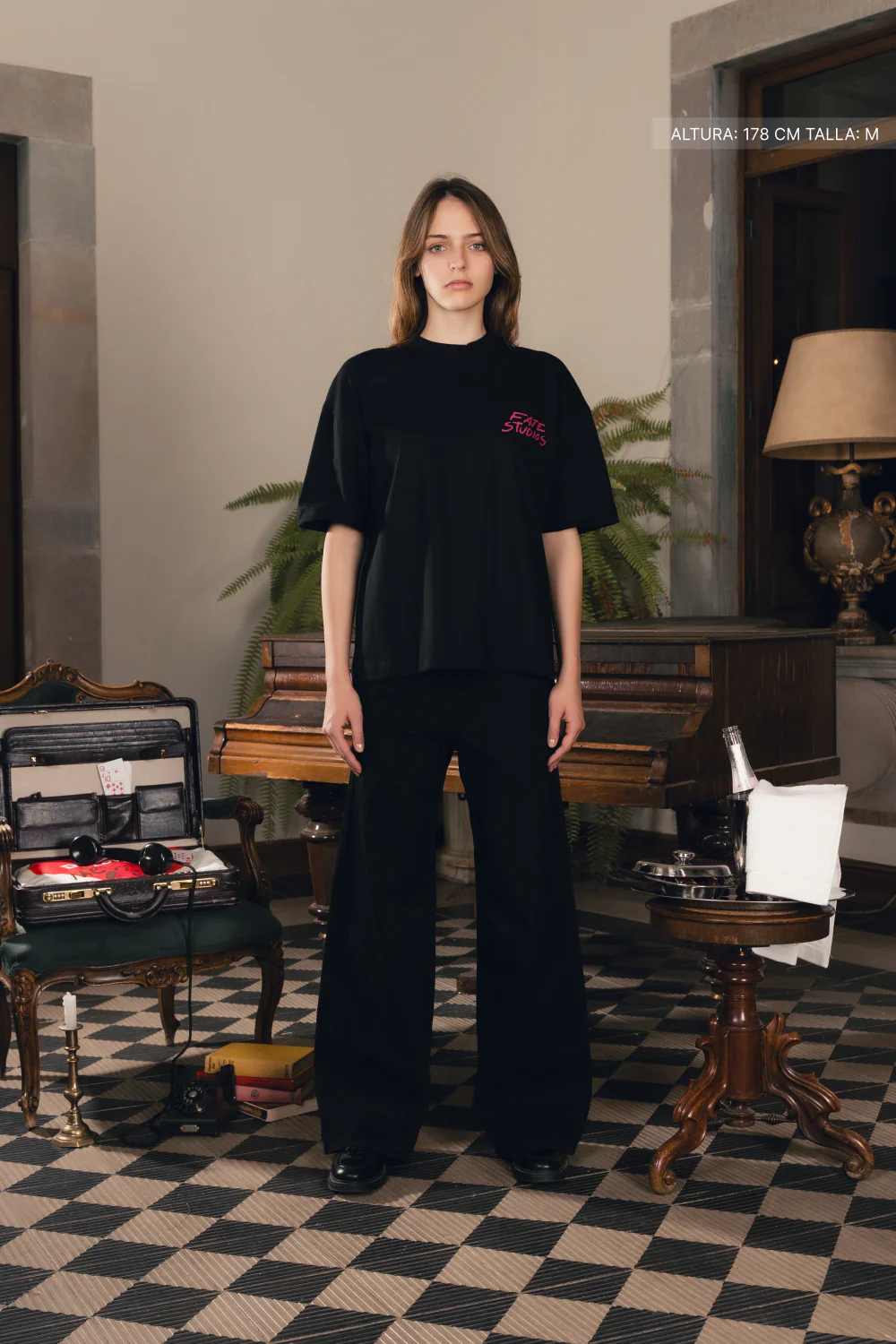 I Told Chat Tee Black - Image 5