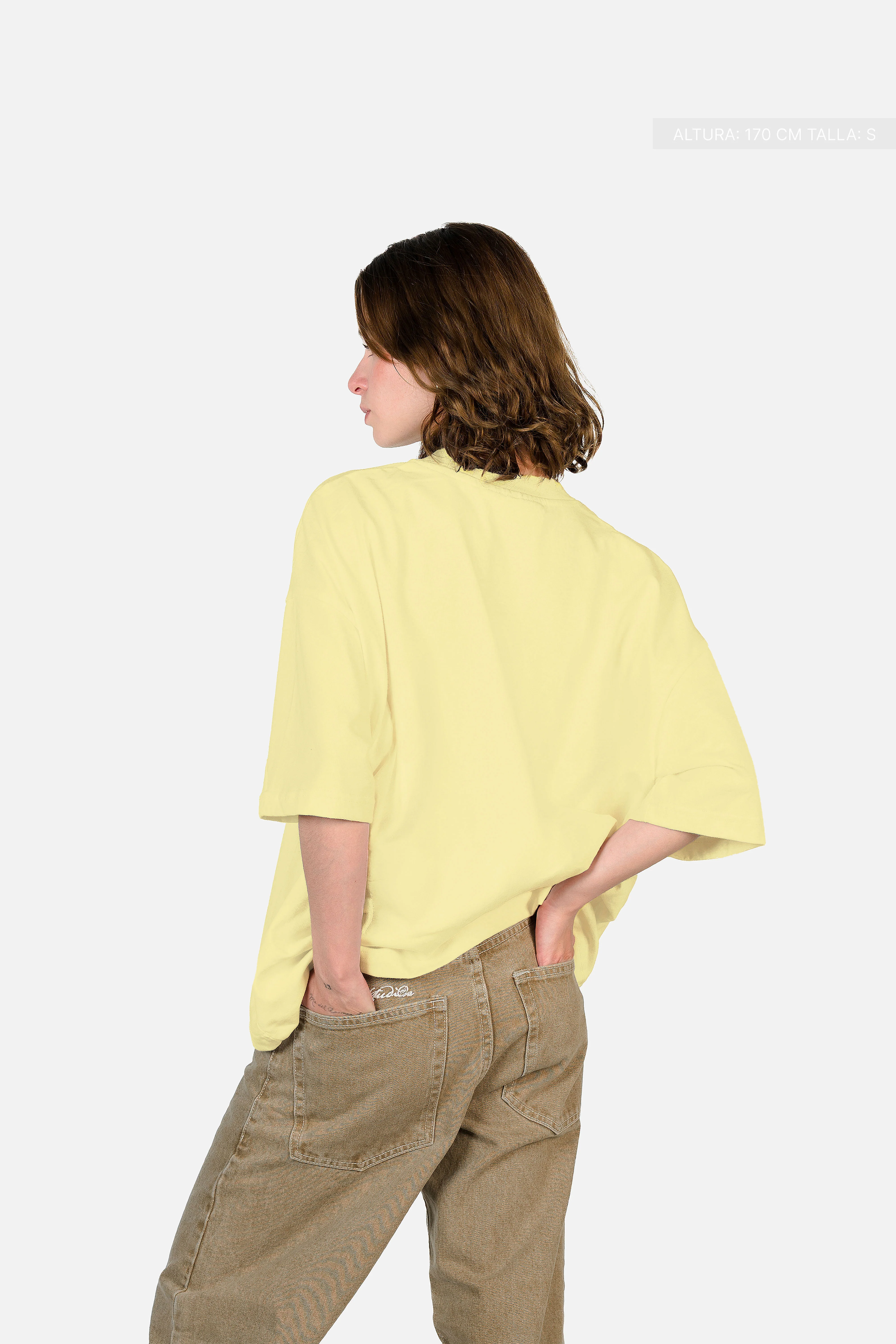 Legacy Semi-Oversized T-Shirt Canary Yellow - Image 5