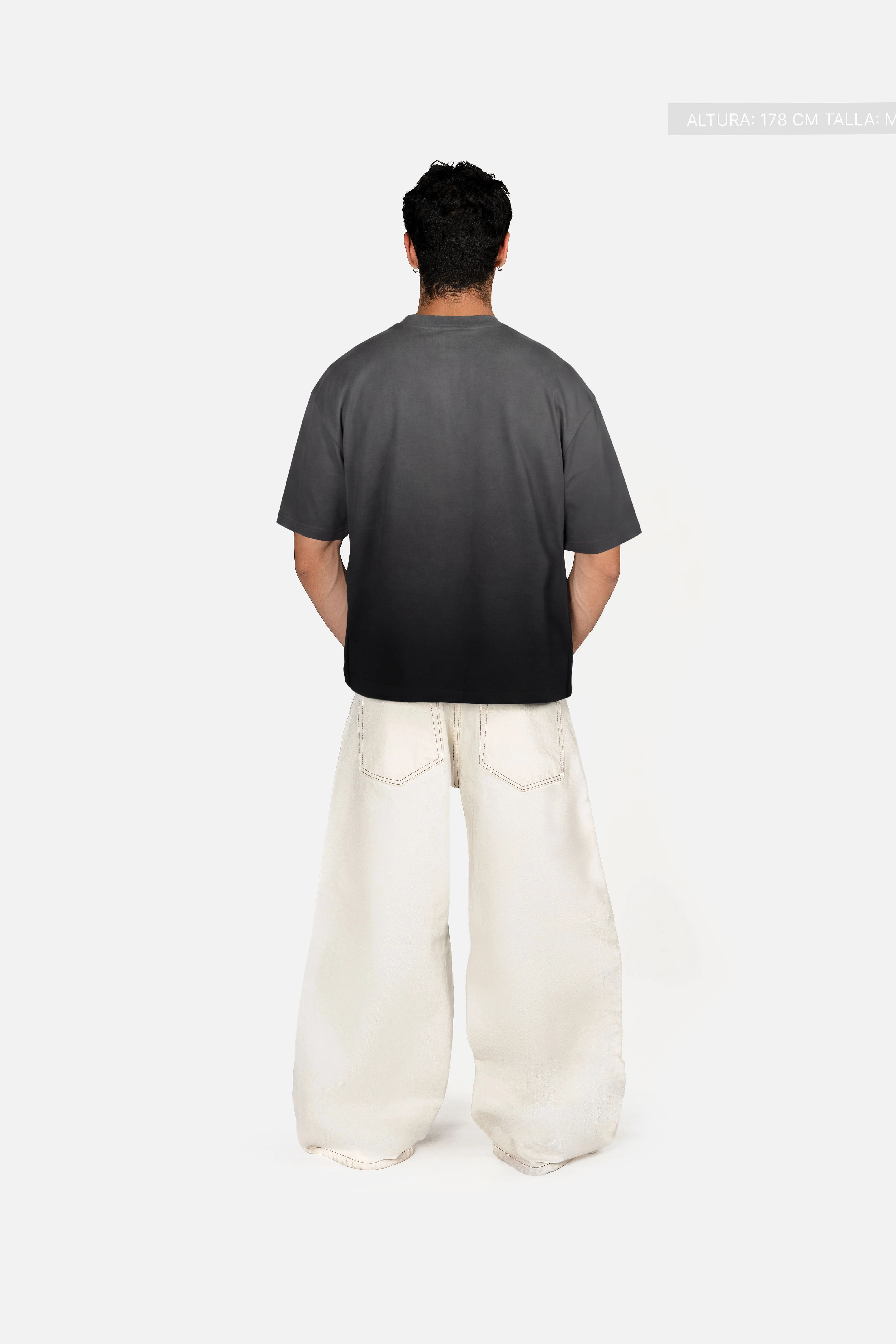 Legacy Semi-Oversized T-Shirt Faded Black - Image 4