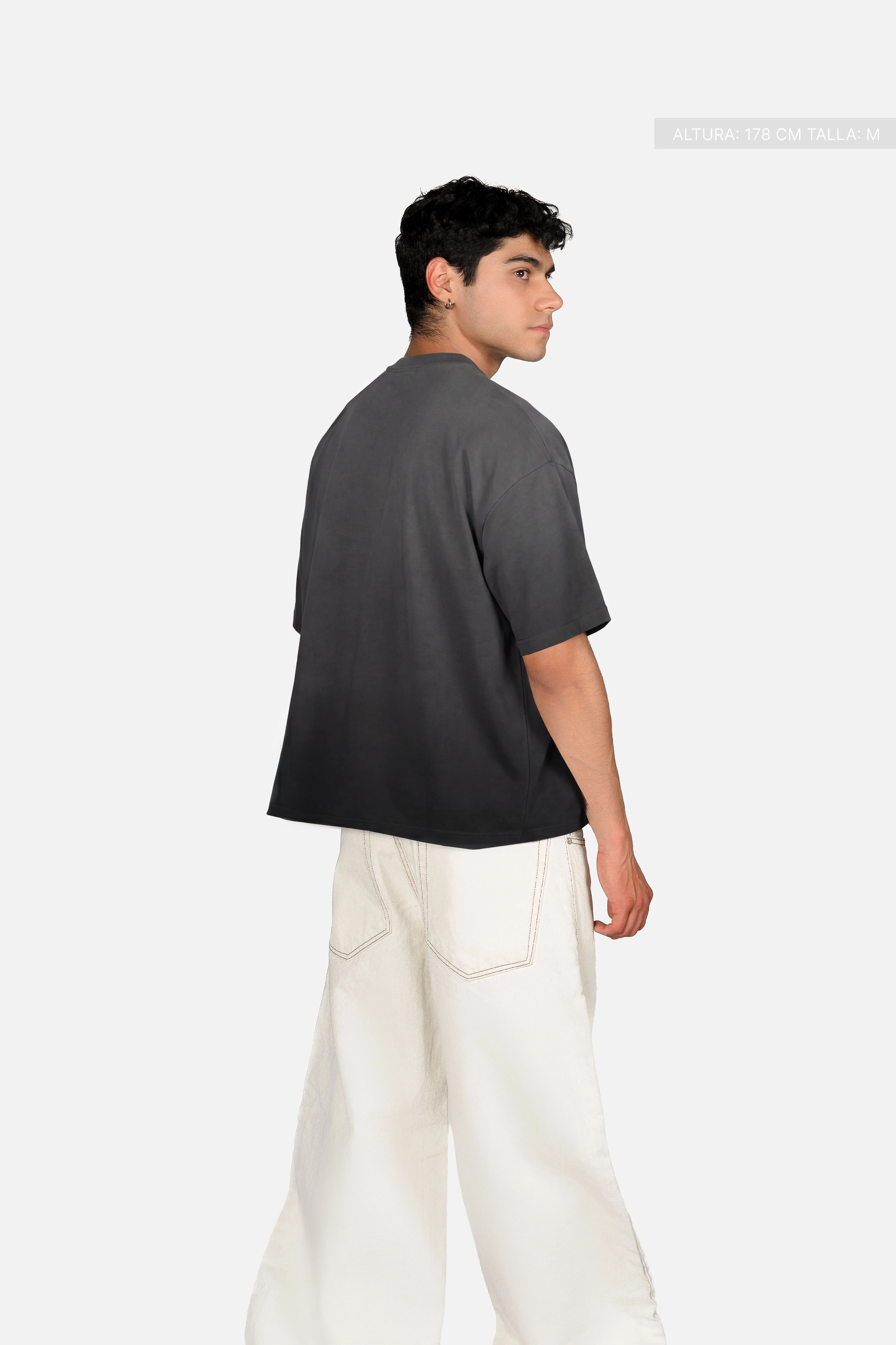 Legacy Semi-Oversized T-Shirt Faded Black - Image 5