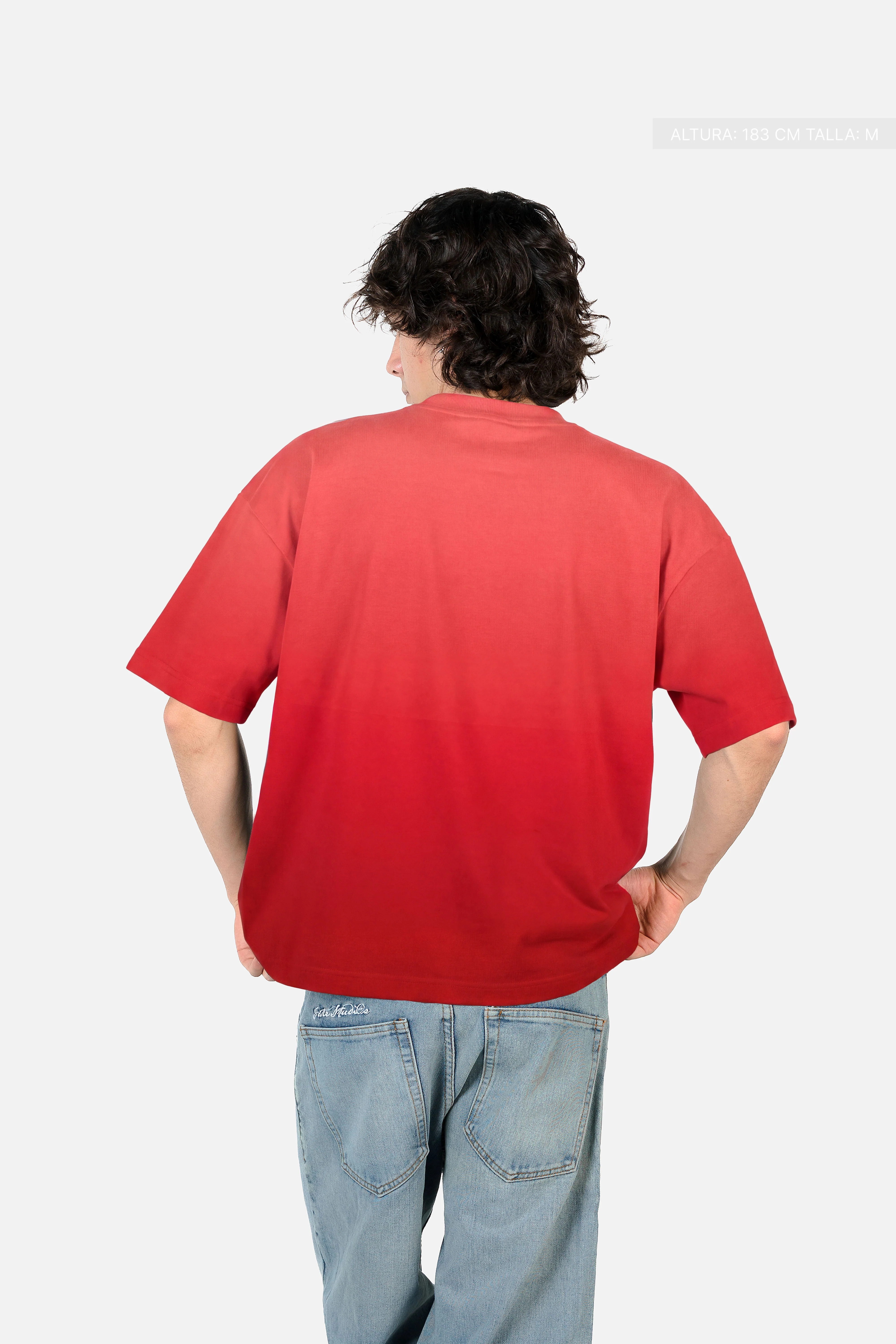 Legacy Semi-Oversized T-Shirt Faded Red - Image 5