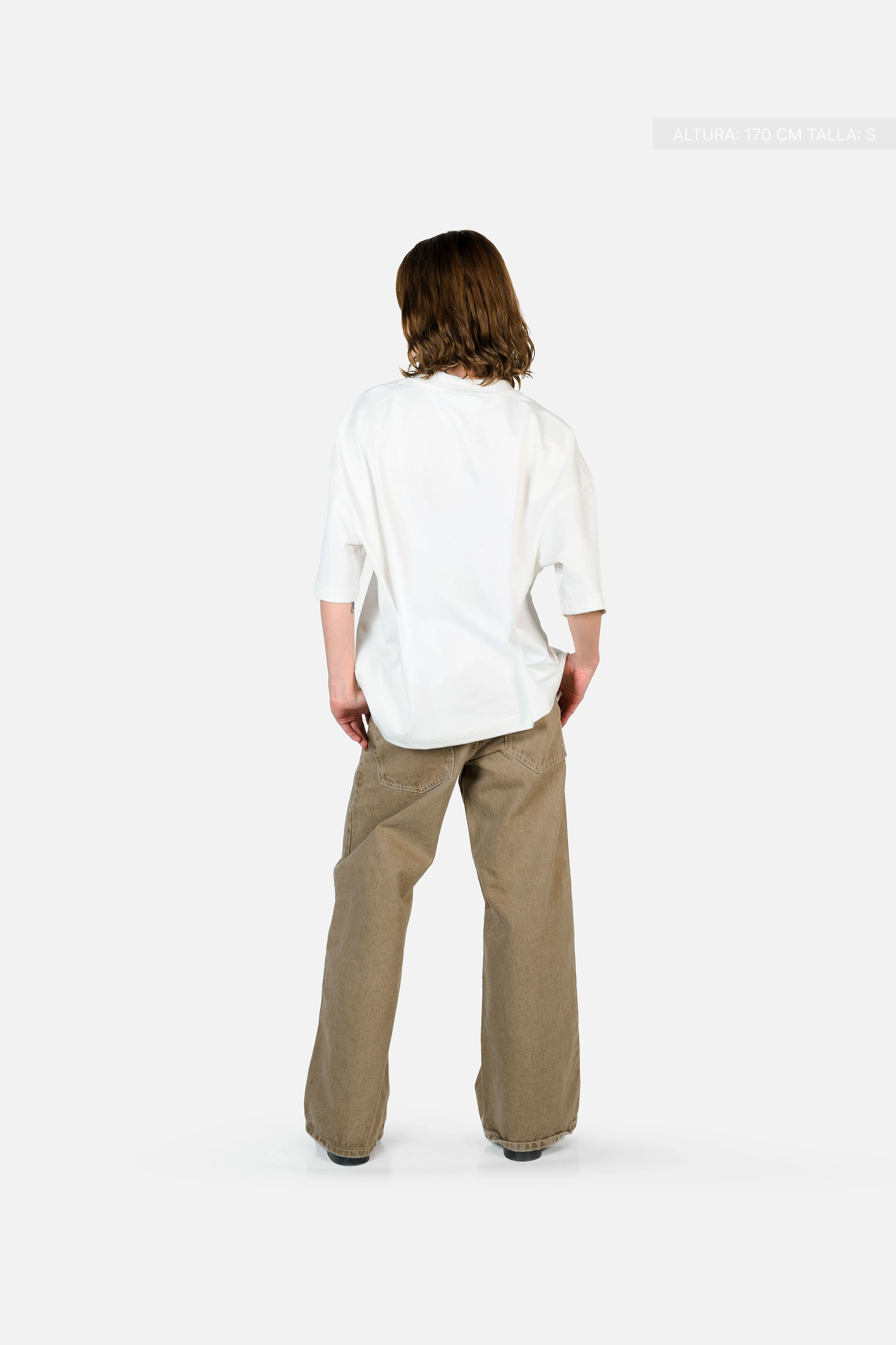 Legacy Semi-Oversized T-Shirt Ivory. - Image 4