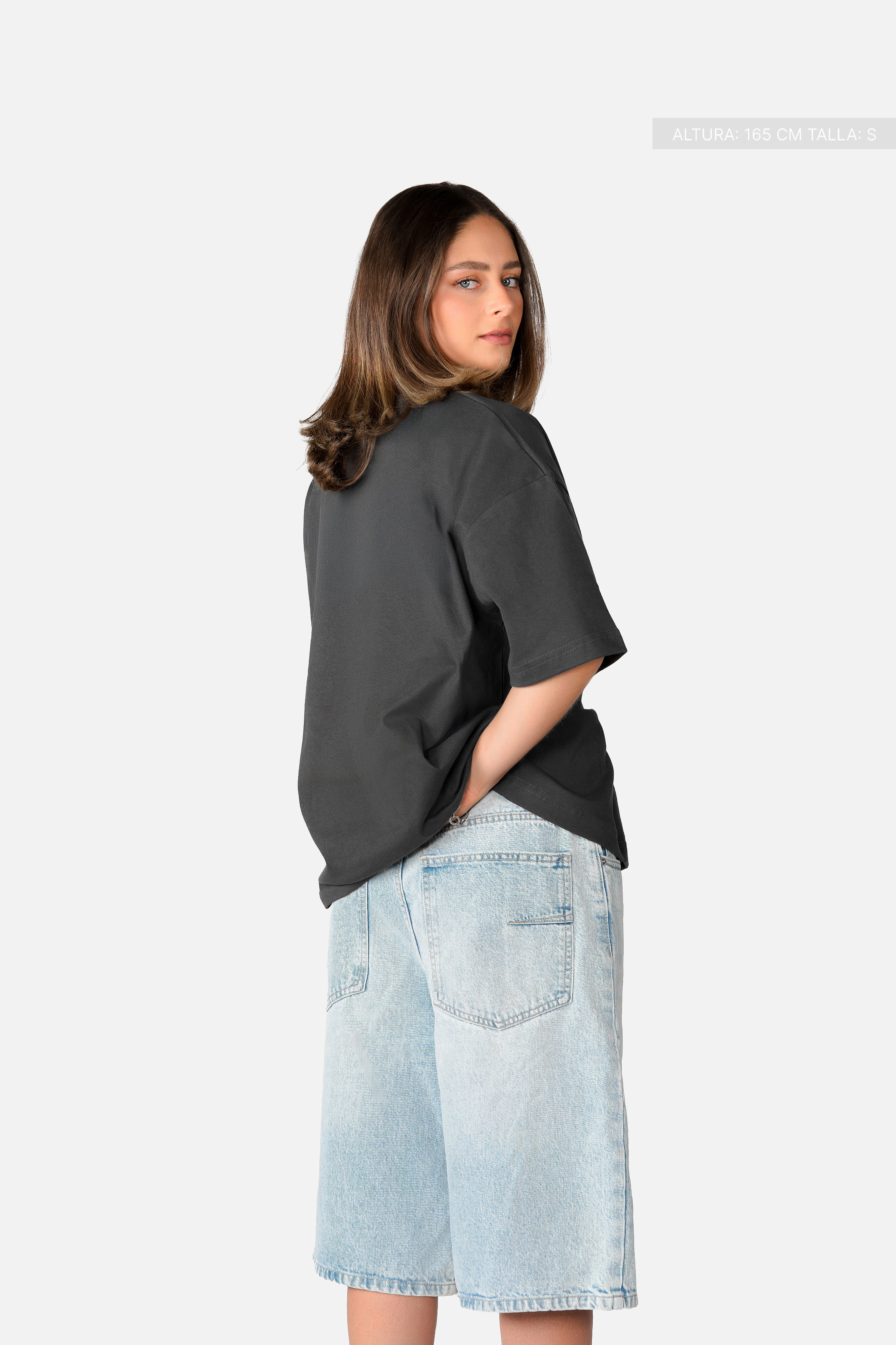 Legacy Semi-Oversized T-Shirt Oxford Grey - Image 5