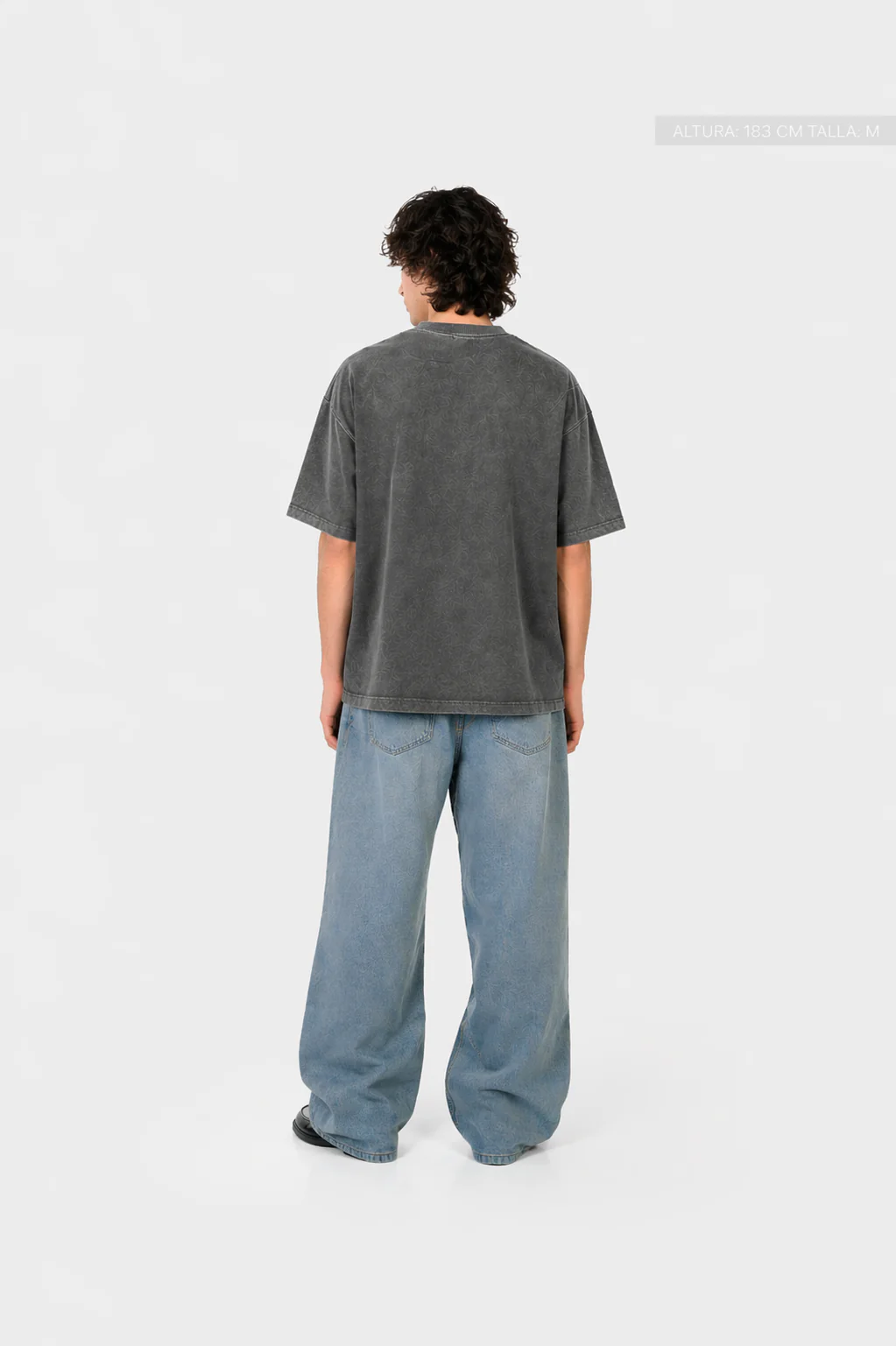 Legacy Semi-Oversized T-Shirt Washed Grey - Image 4