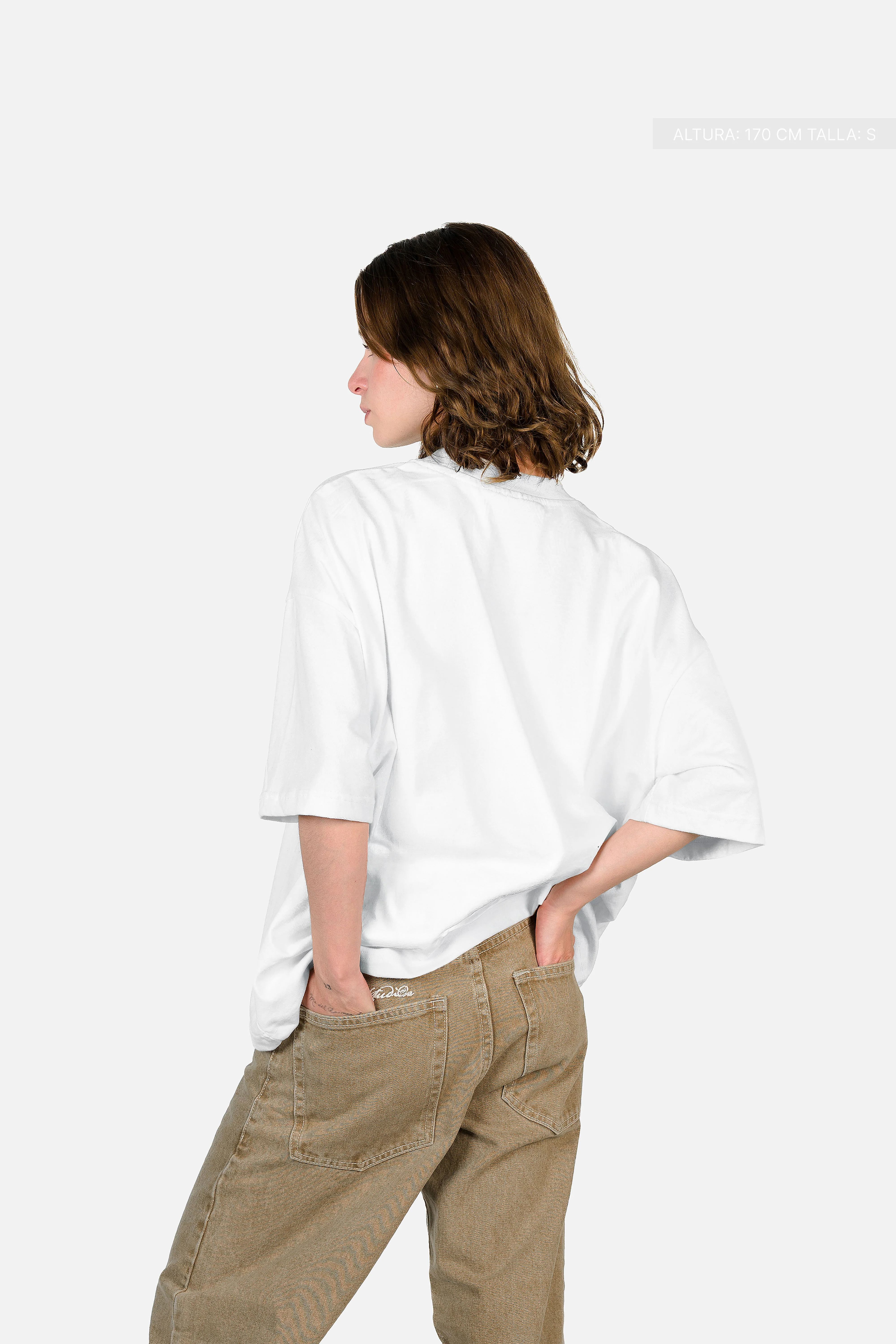 Legacy Semi-Oversized T-Shirt White - Image 5