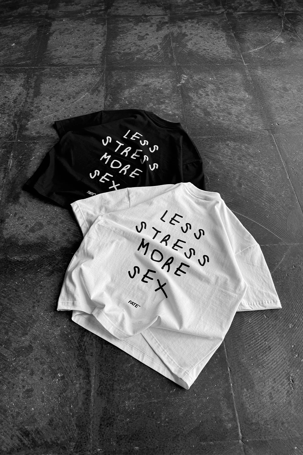 Less Stress Tee Ivory - Image 2