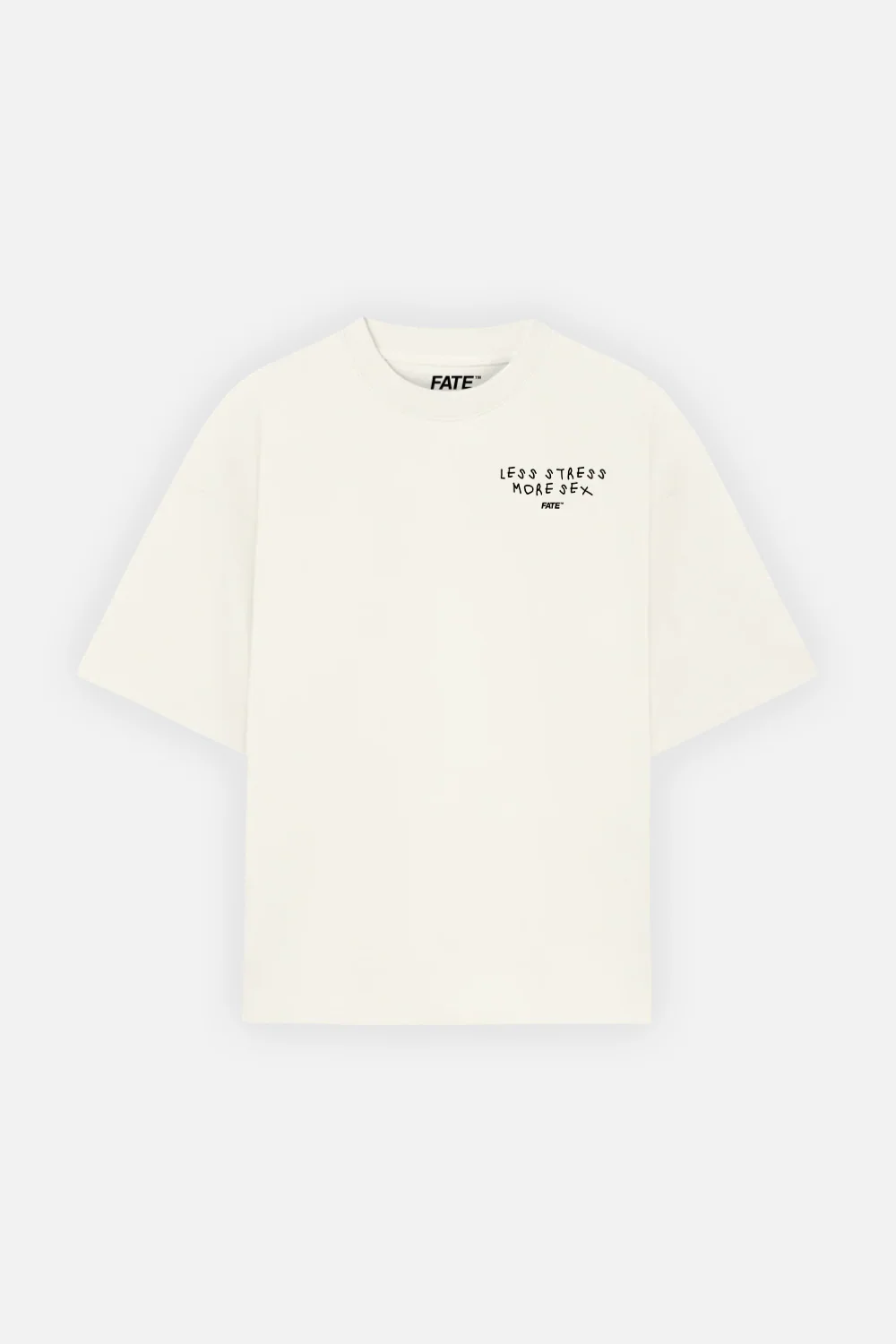 Less Stress Tee Ivory - Image 3