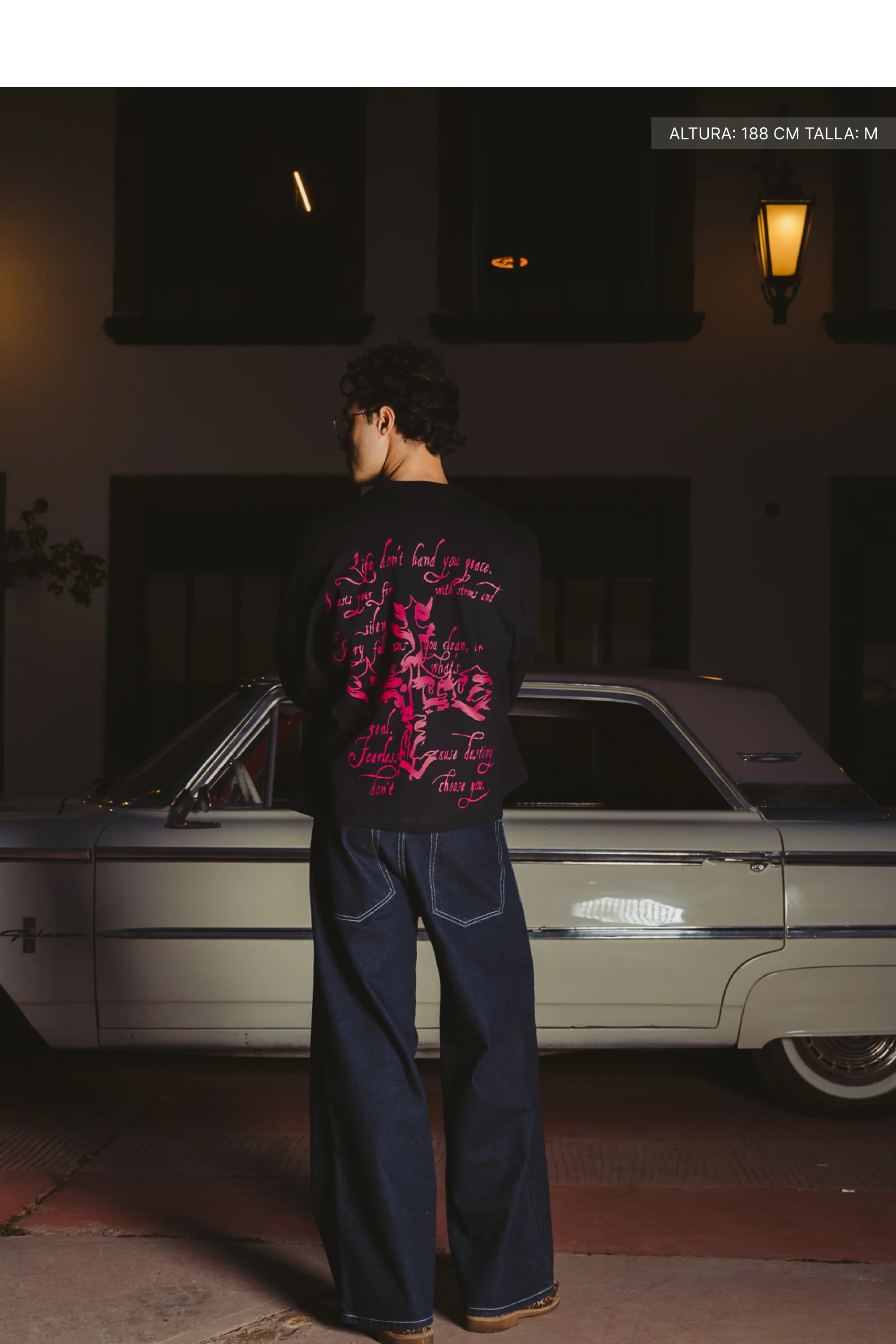 Letter Cross Longsleeve Navy Blue - Image 4