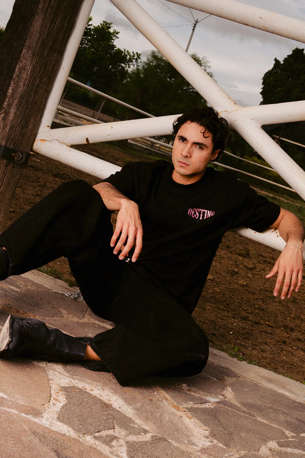 Long Horns Tee Black - Image 5