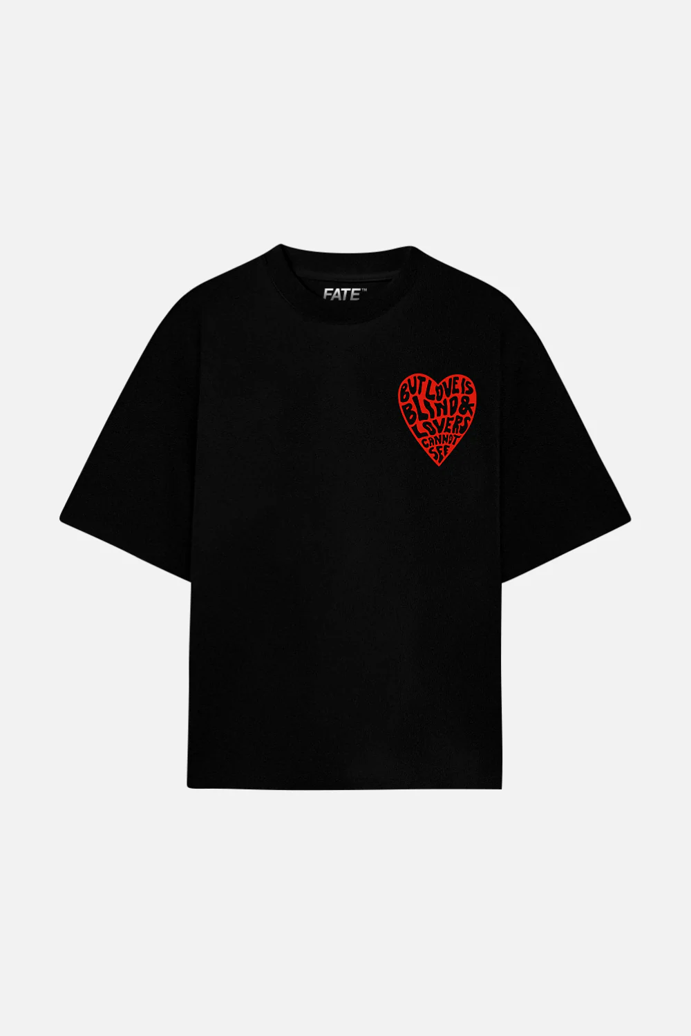Love Is Blind Tee Black - Image 3