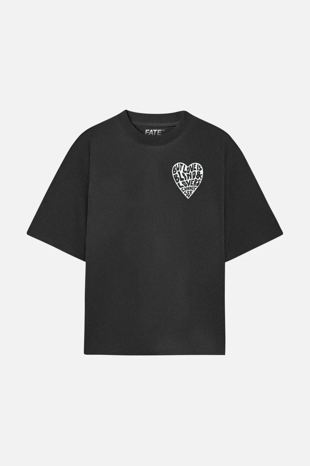 Love is Blind Tee Oxford Grey - Image 3